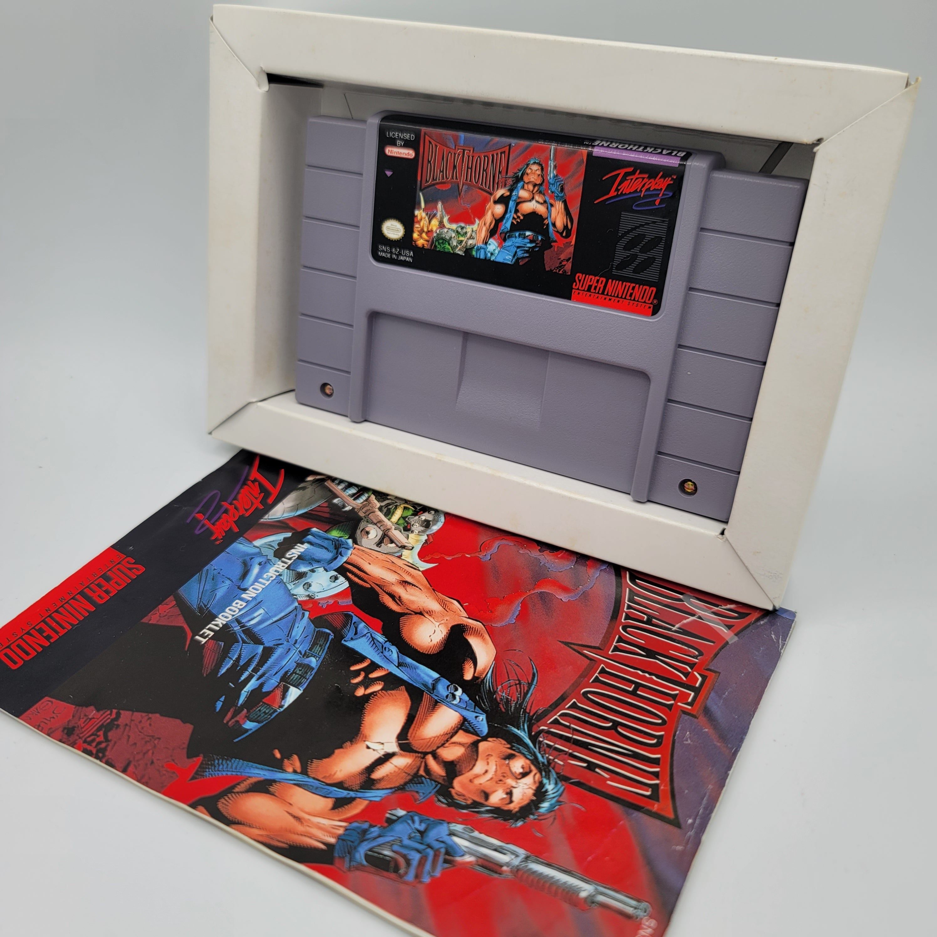 SNES - BlackThorne (Complete in Box / A- / With Manual)
