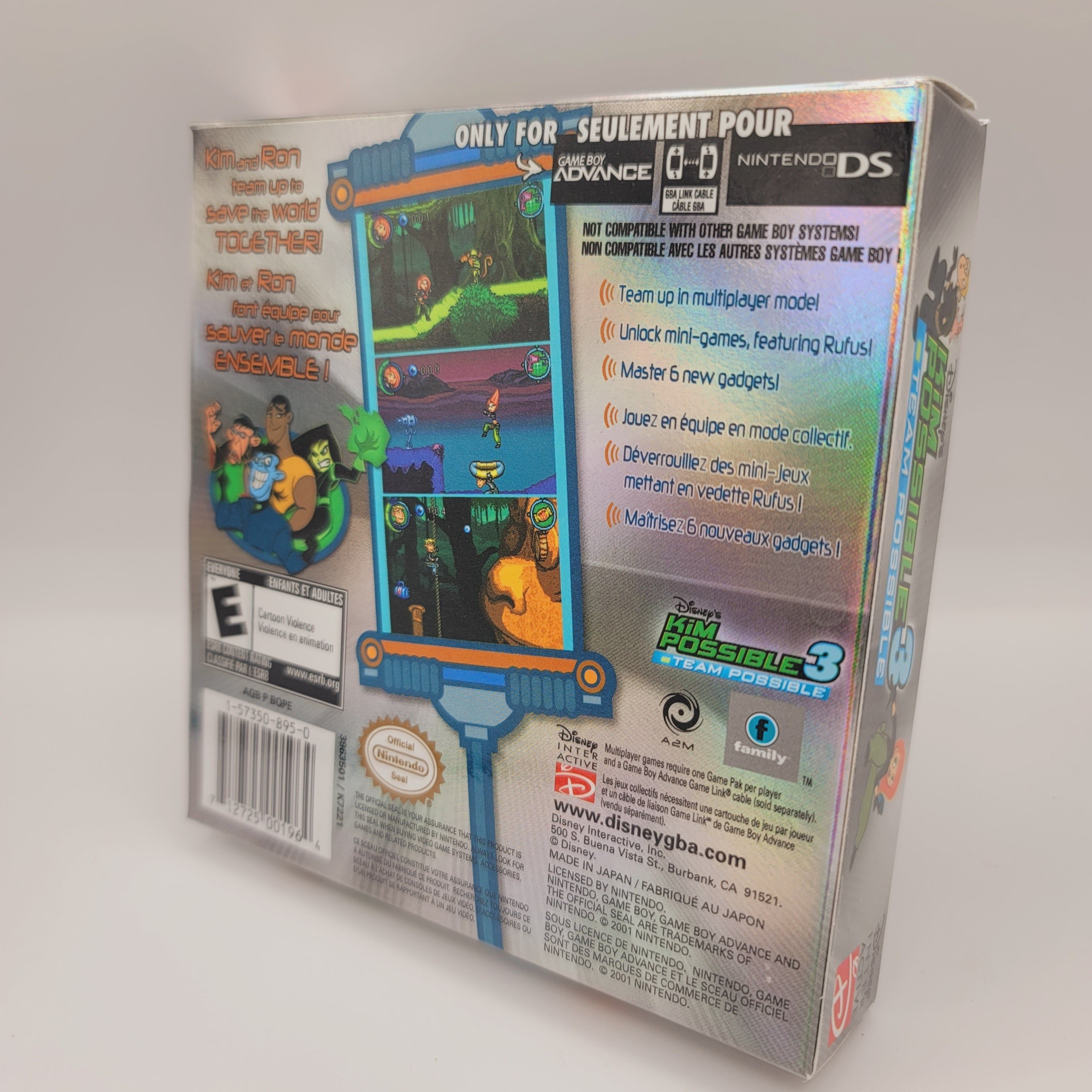 GBA - Kim Possible 3 Team Possible (Complete in Box / A+ / With Manual)