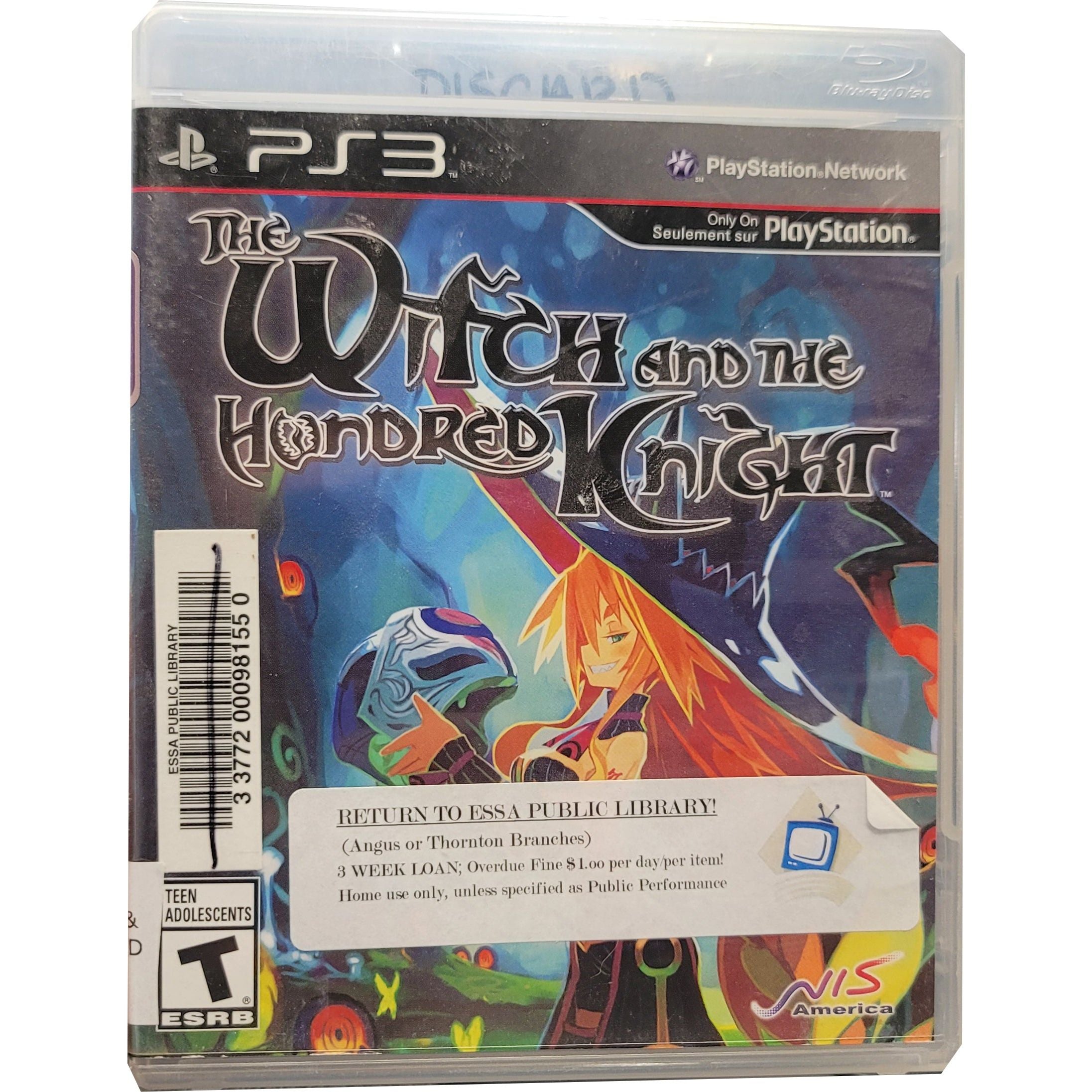 PS3 - The Witch and the Hundred Knight (Damaged Cover)