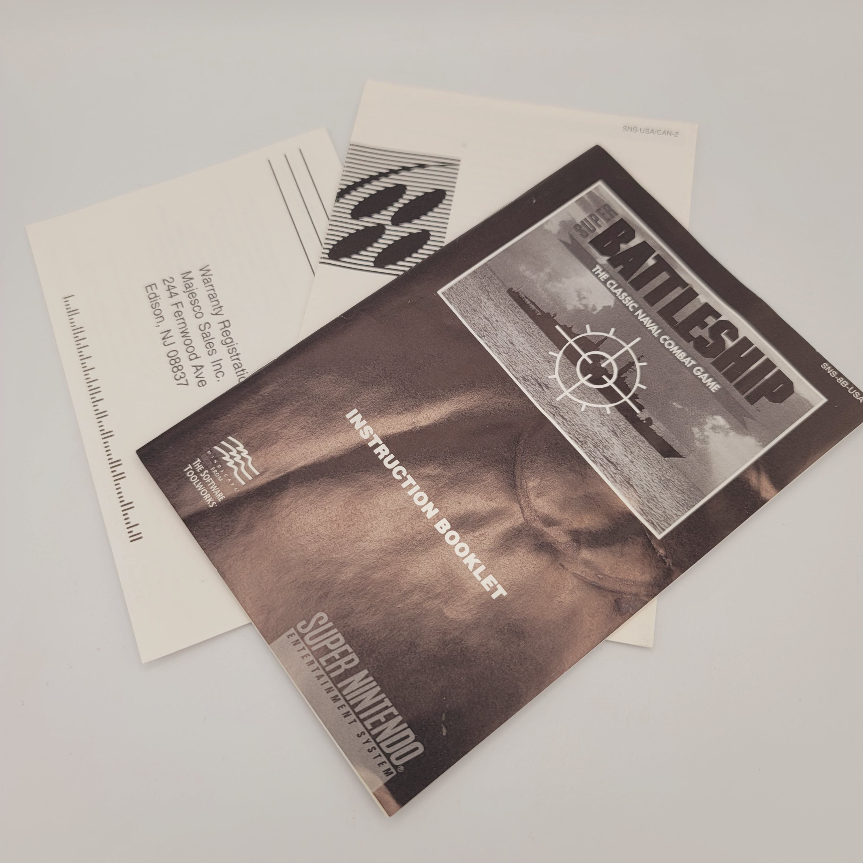 SNES - Super Battleship (Complete in Box / A- / With Manual)