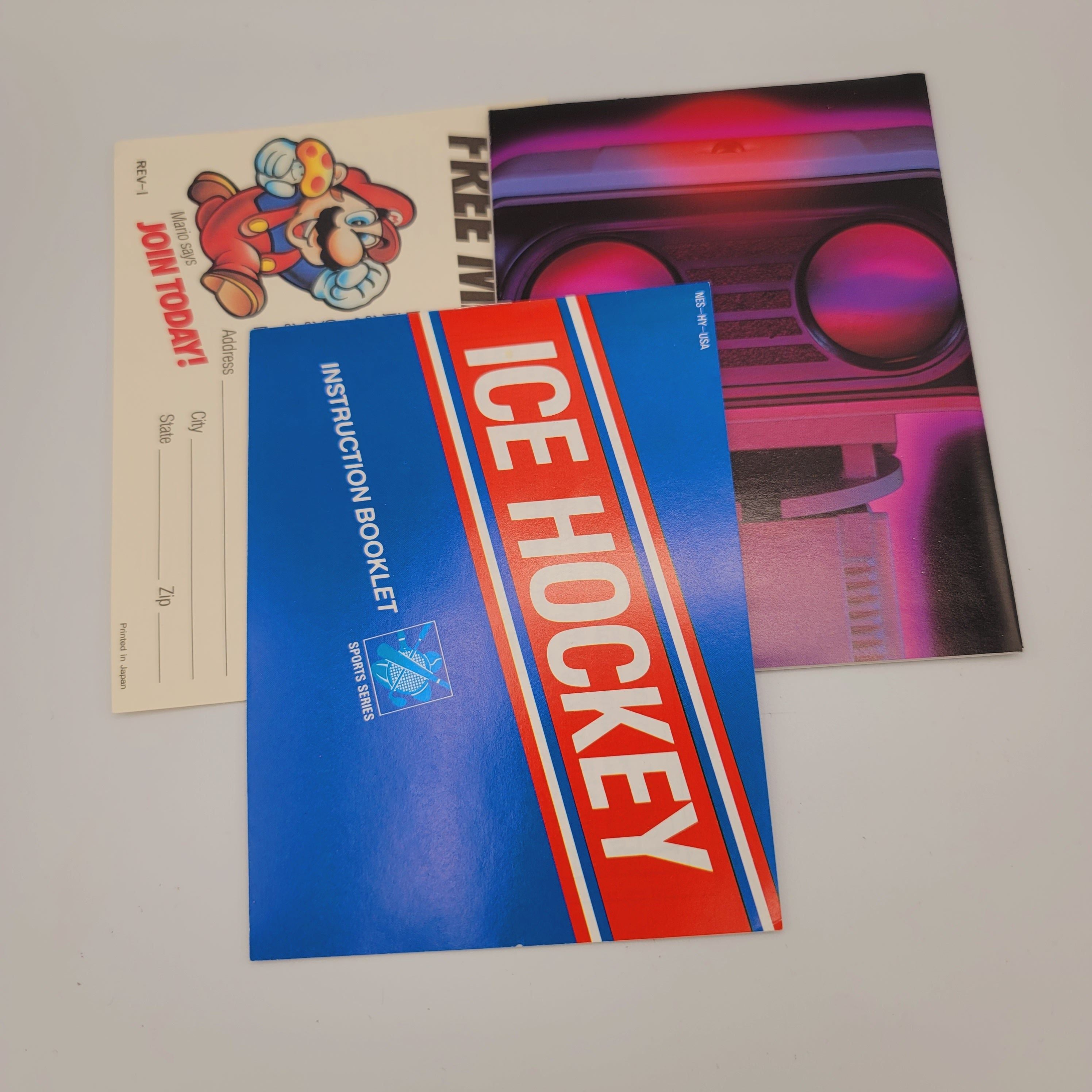 NES - Ice Hockey (Complete in Box / A / With Manual)