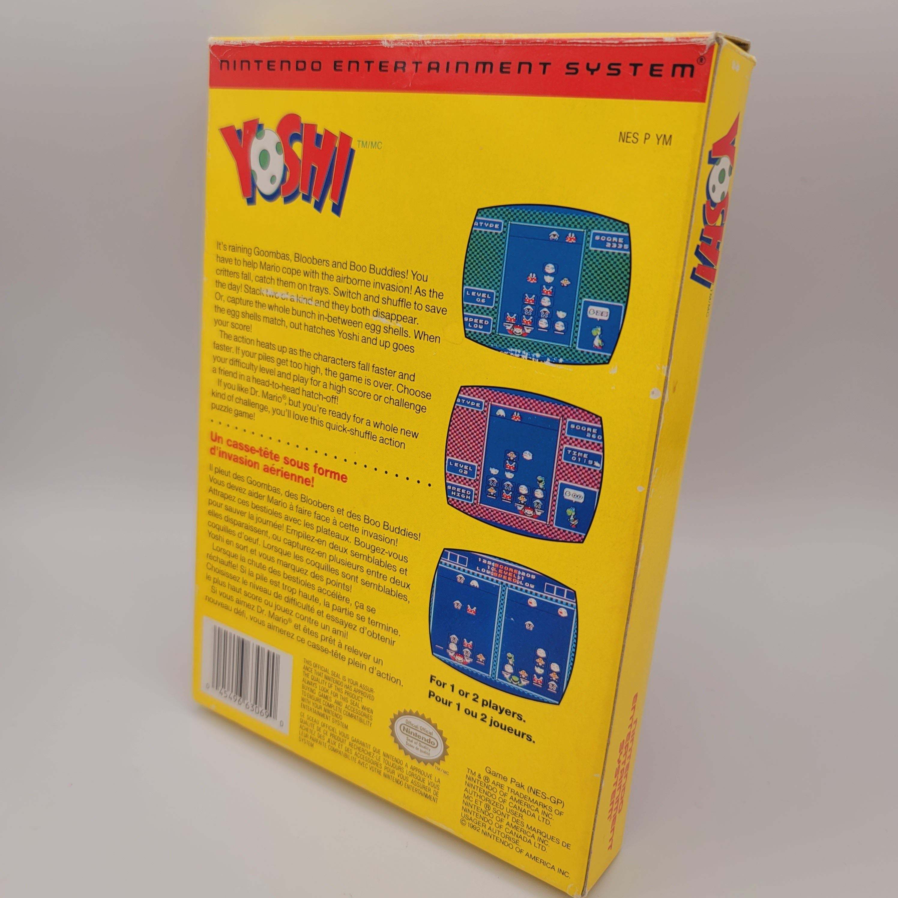 NES - Yoshi (Complete In Box / A / With Manual)