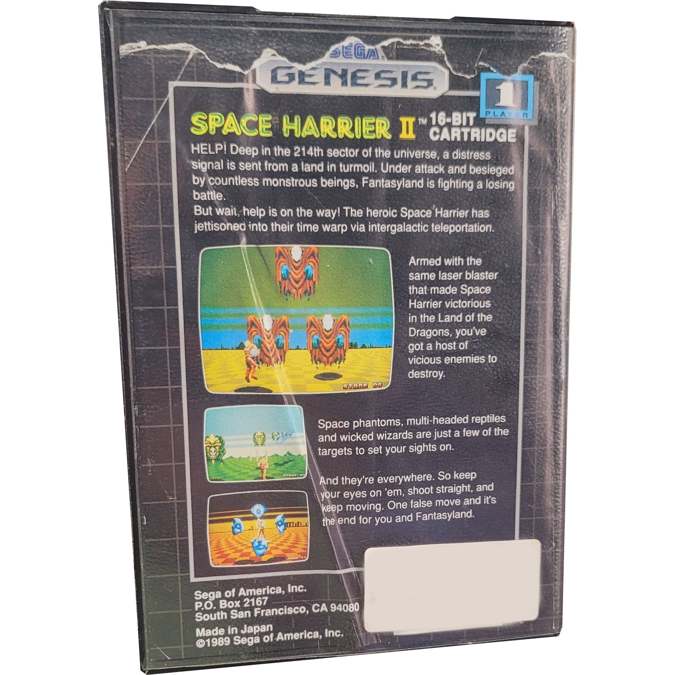 Genesis - Space Harrier II (Rough Case / No Manual)