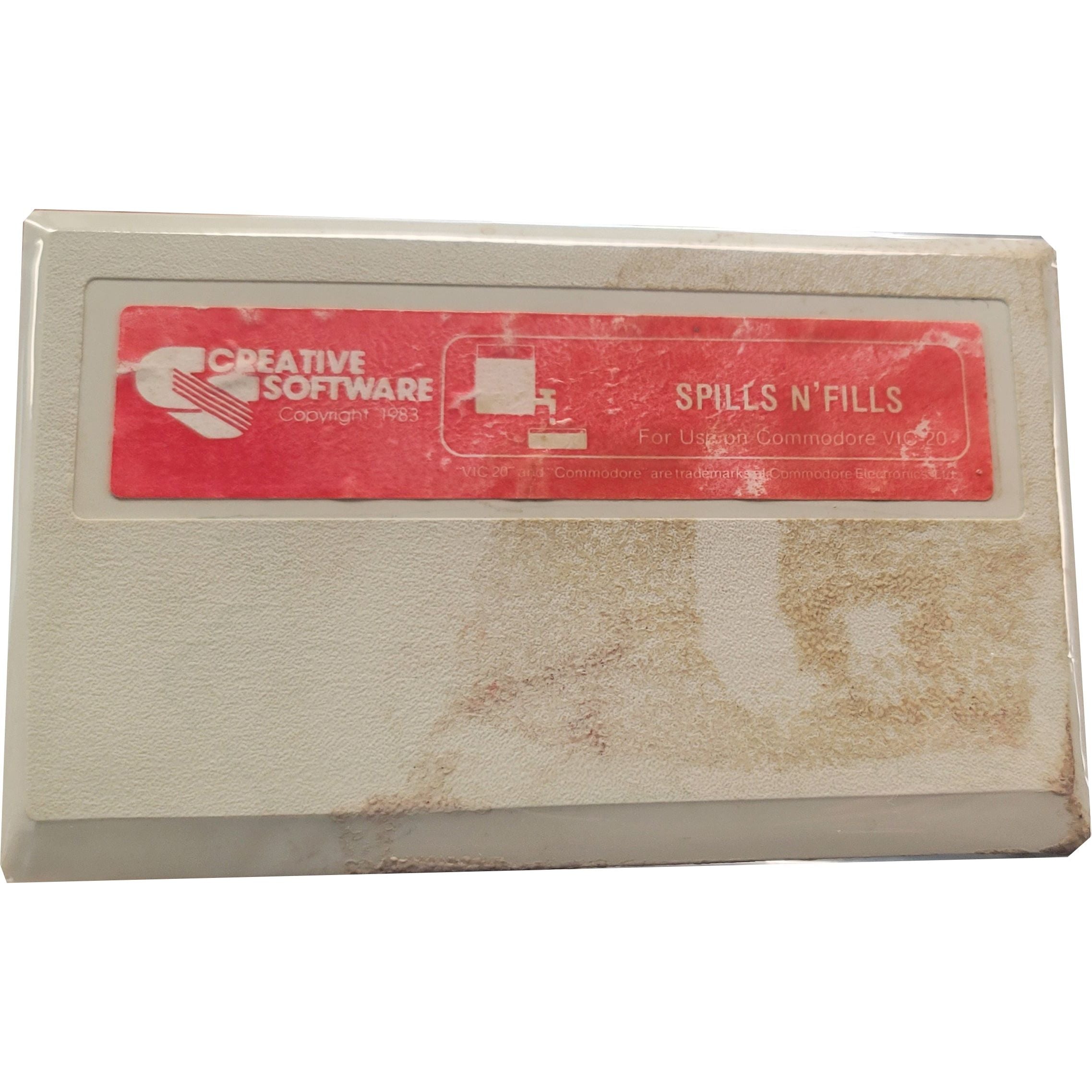 VIC-20 - Spills N' Fills (Cartridge Only / Worn)
