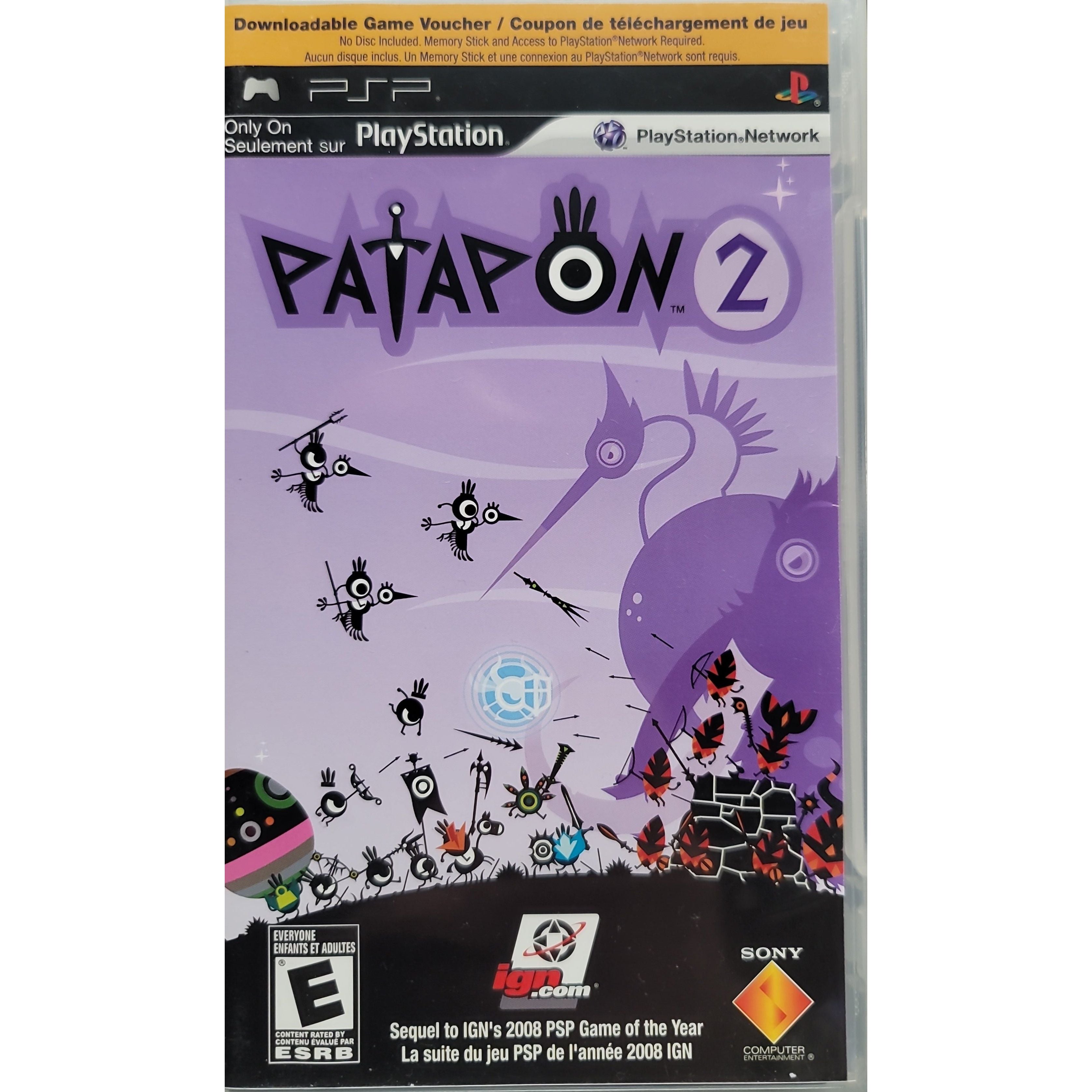 PSP - Patapon 2 Downloadable Game Voucher (No Disc)