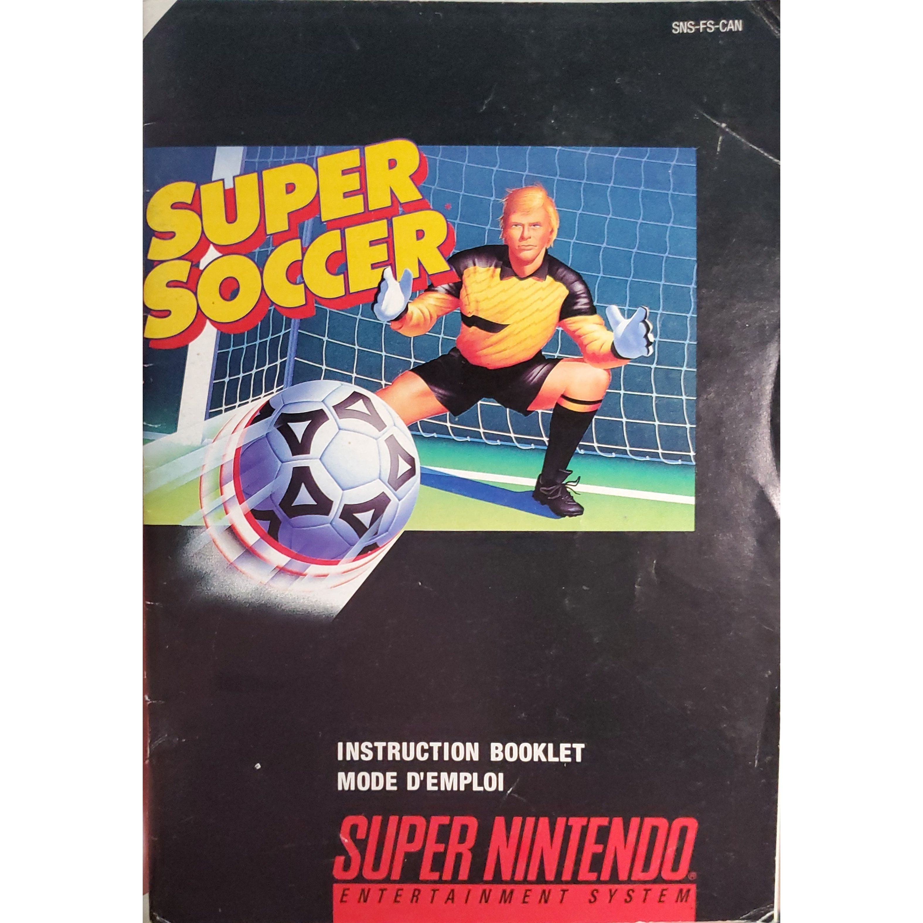 SNES - Super Soccer (Manual)
