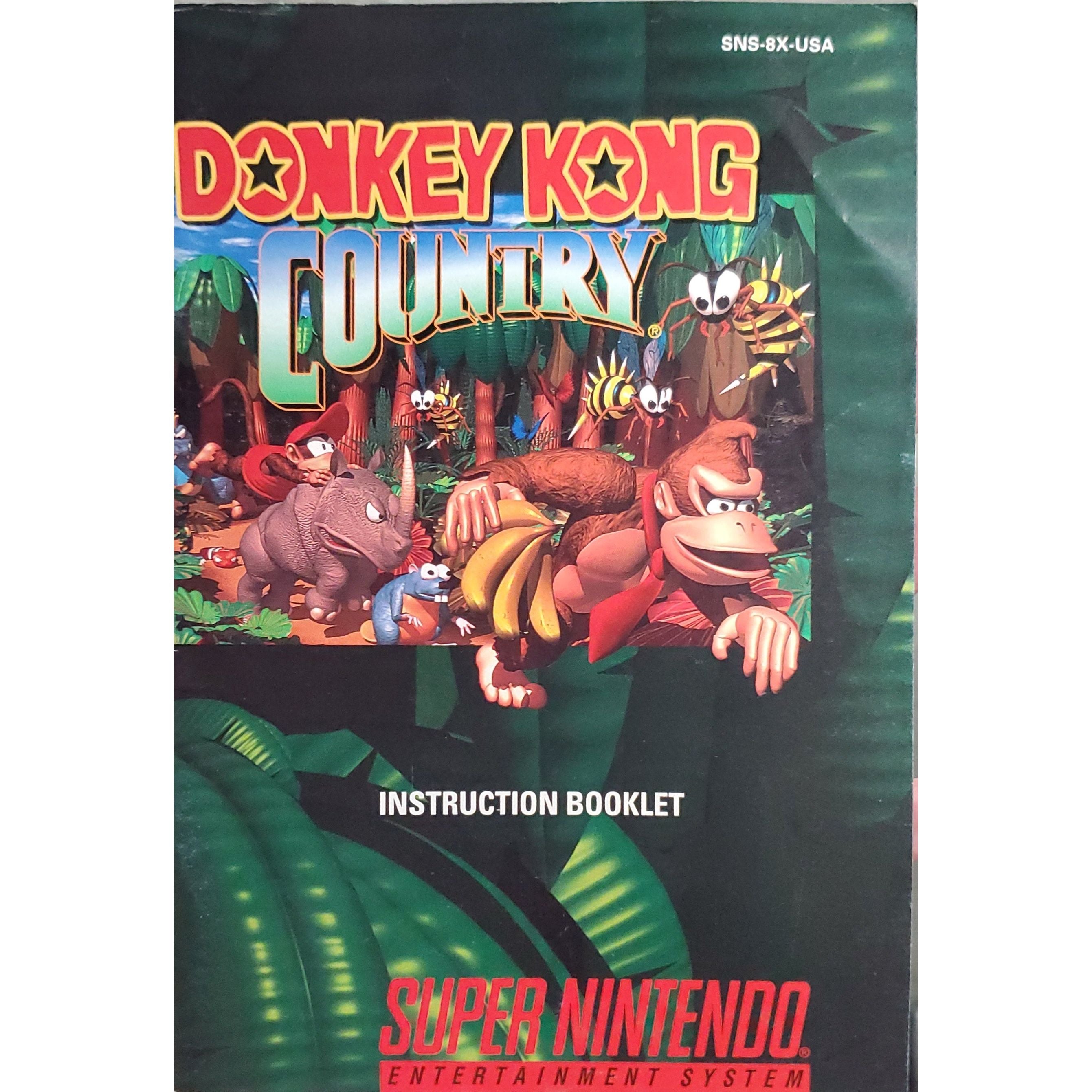 SNES - Donkey Kong Country (Manual)