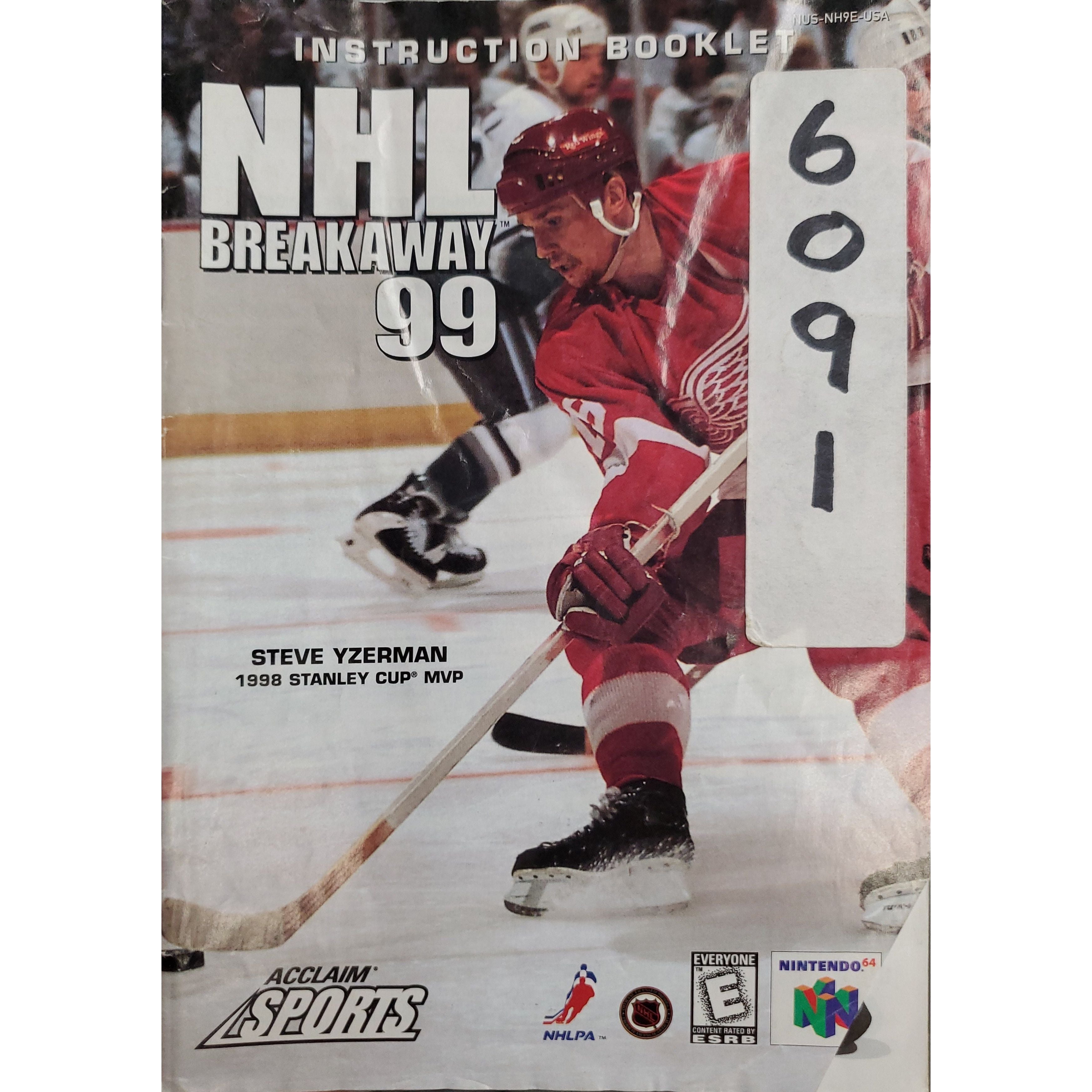 N64 - NHL Breakaway 99 (Manual)