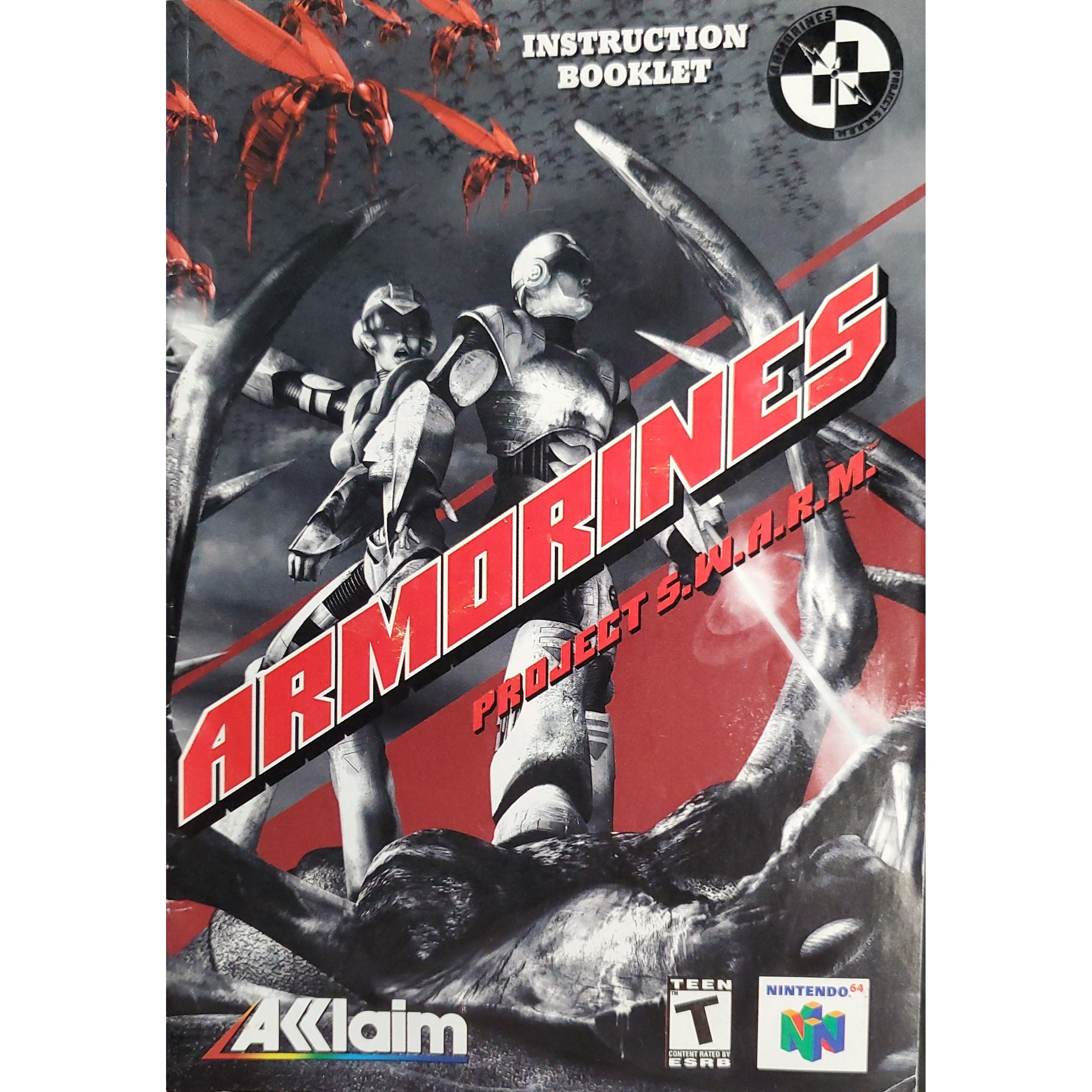 N64 - Armorines Project S.W.A.R.M. (Manual)