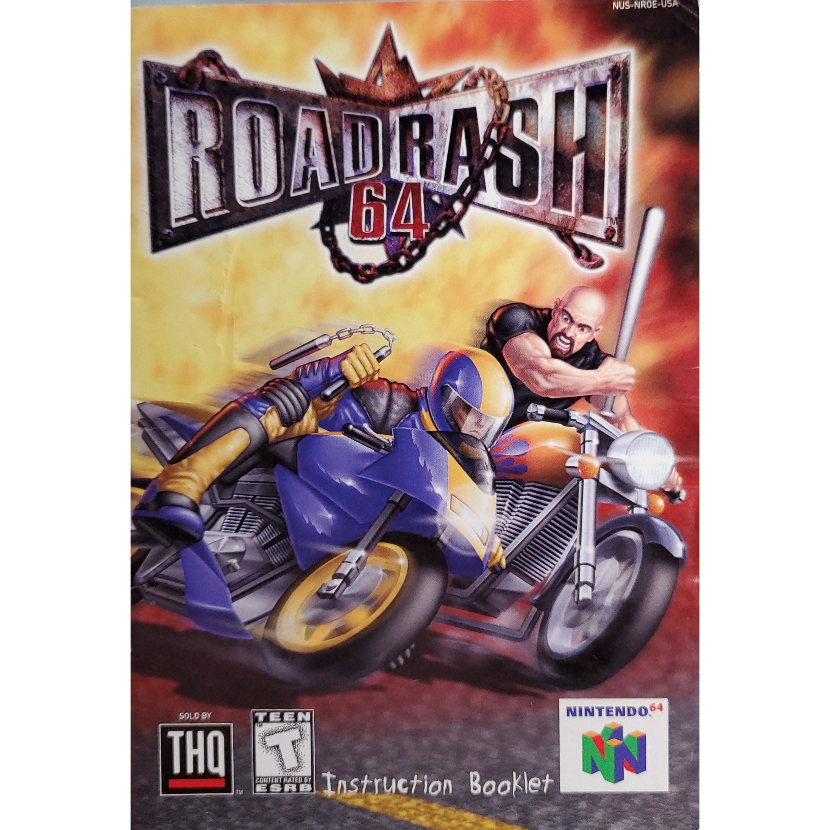 N64 - Road Rash 64 (Manual)