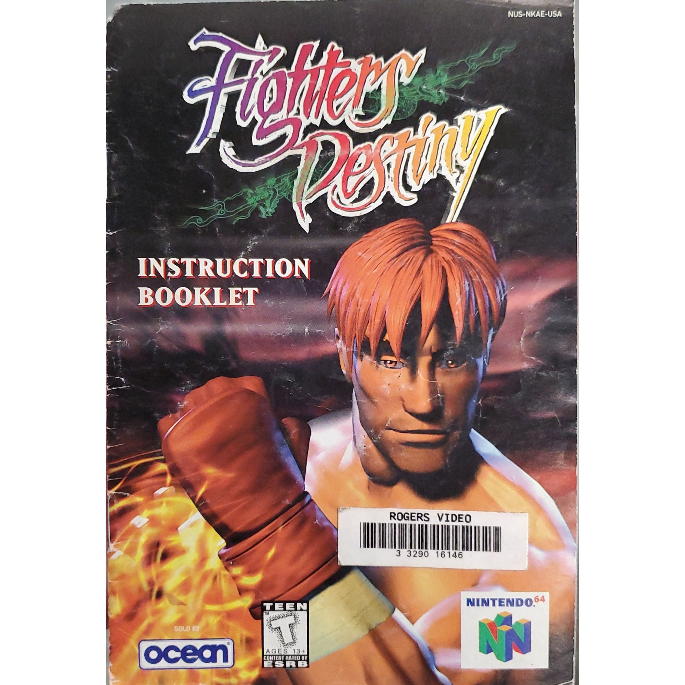 N64 - Fighters Destiny (Manual)