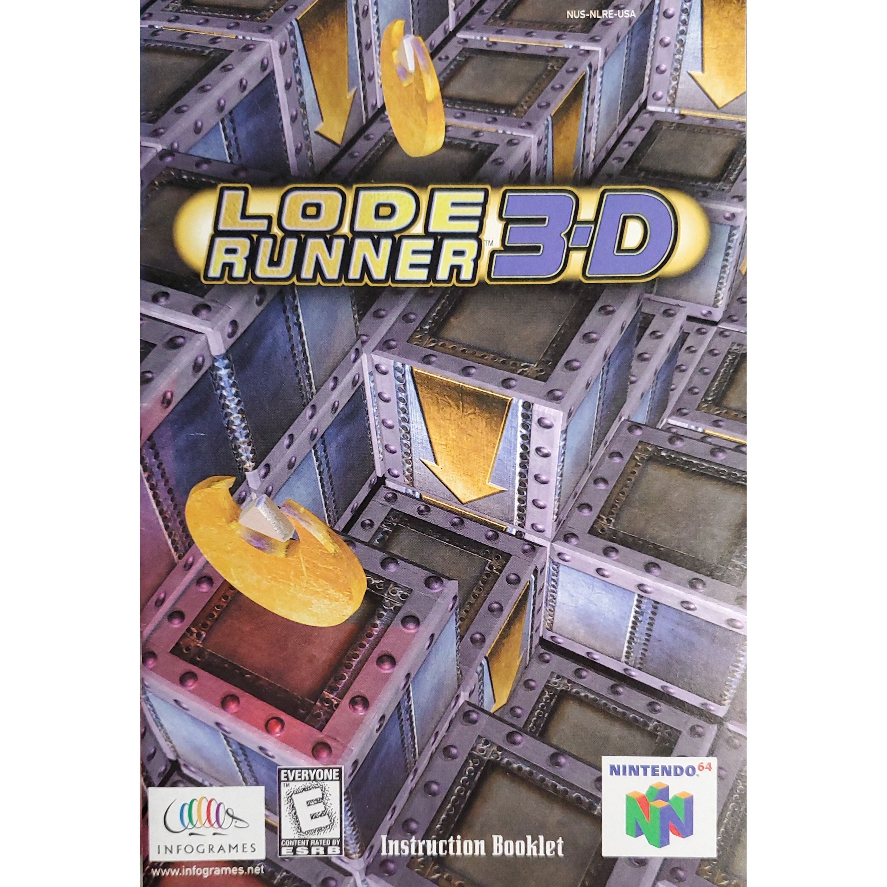 N64 - Lode Runner 3D (Manual)