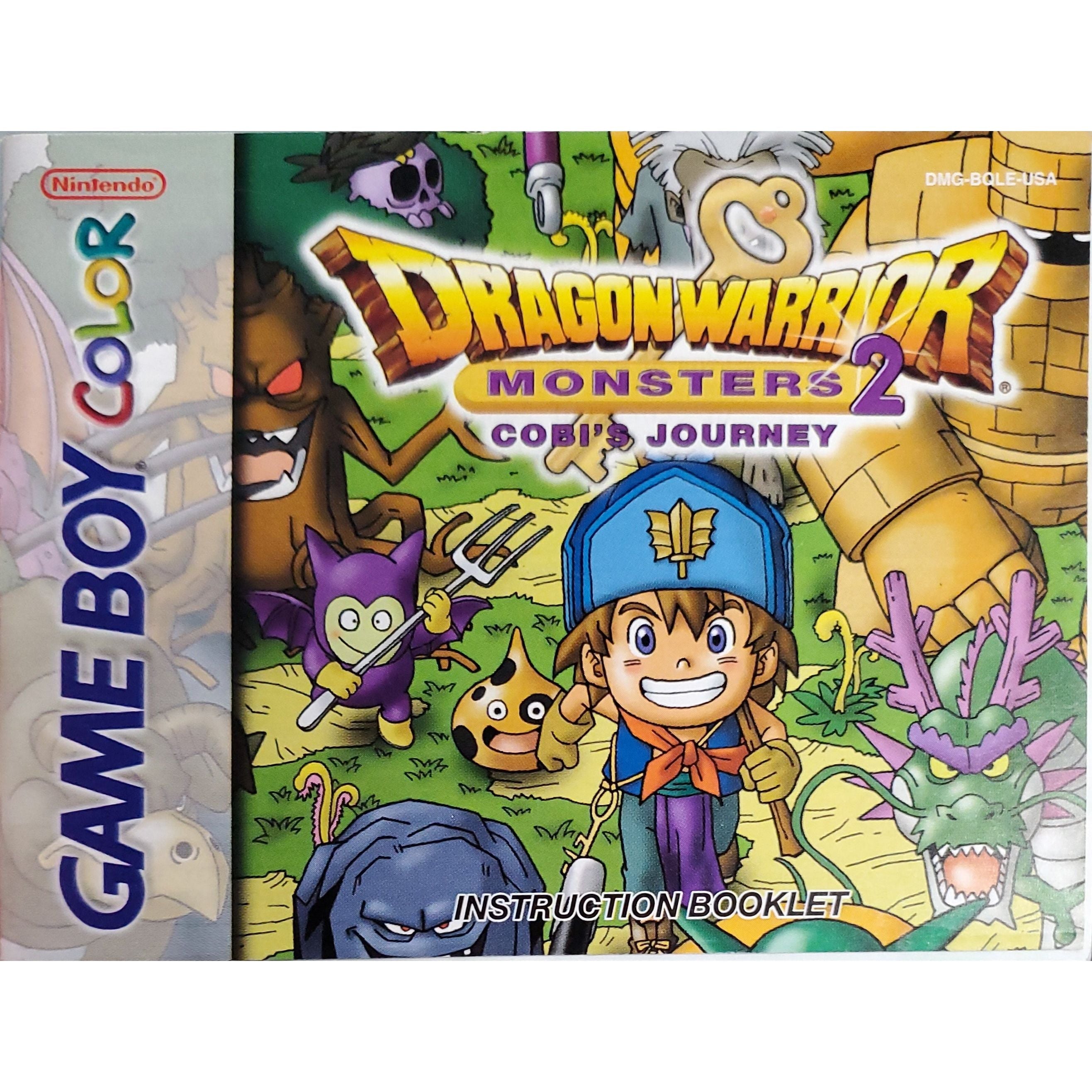 GBC - Dragon Warrior Monsters 2 Cobi's Journey (Manual)