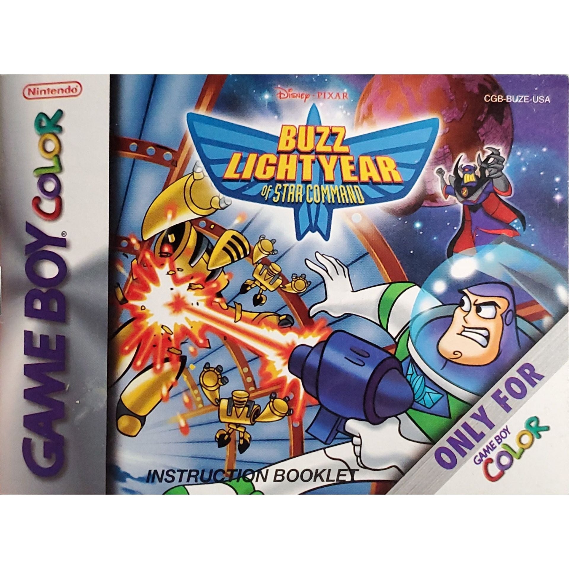 GBC - Buzz Lightyear of Star Command (Manual)