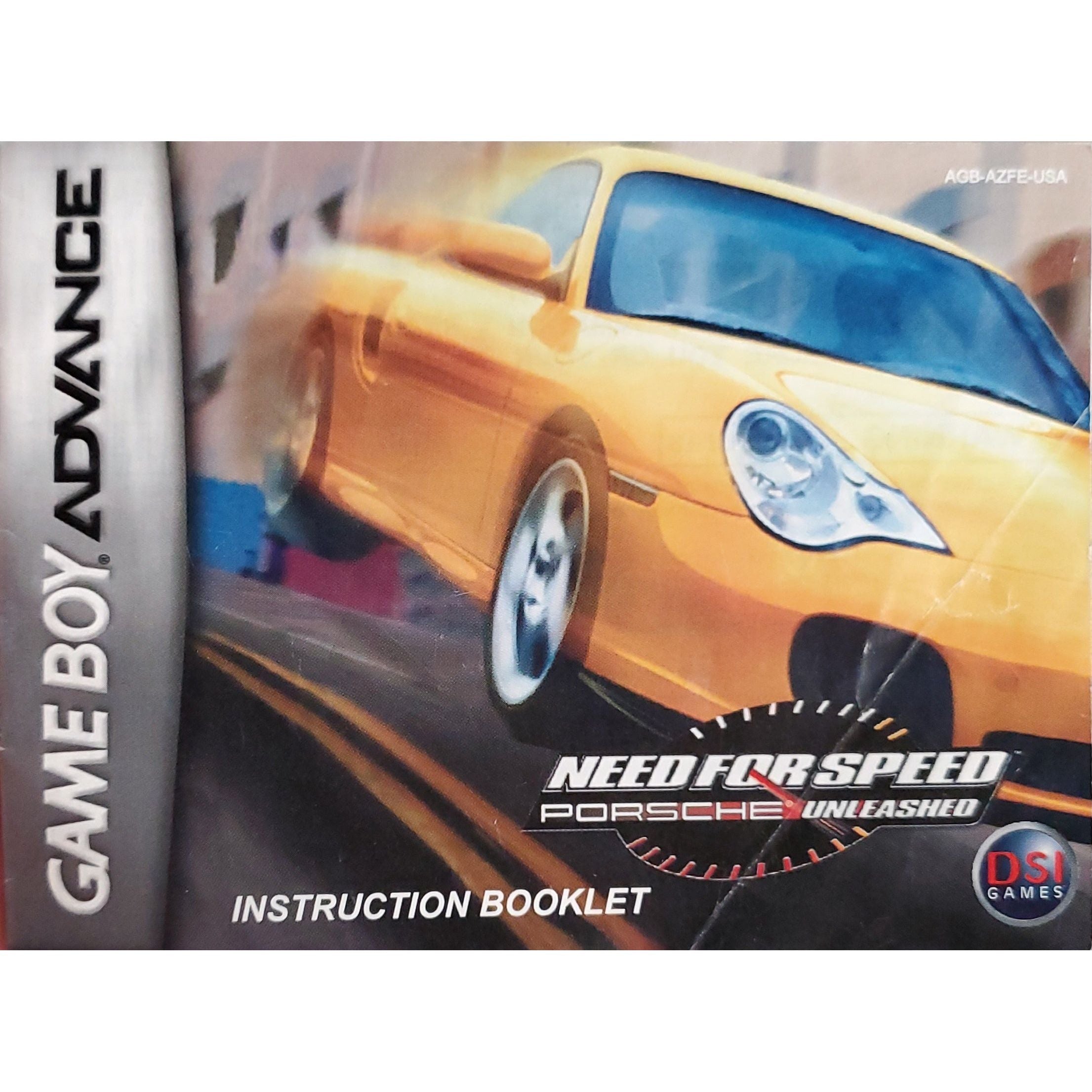 GBA - Need For Speed Porsche Unleashed (Manual)