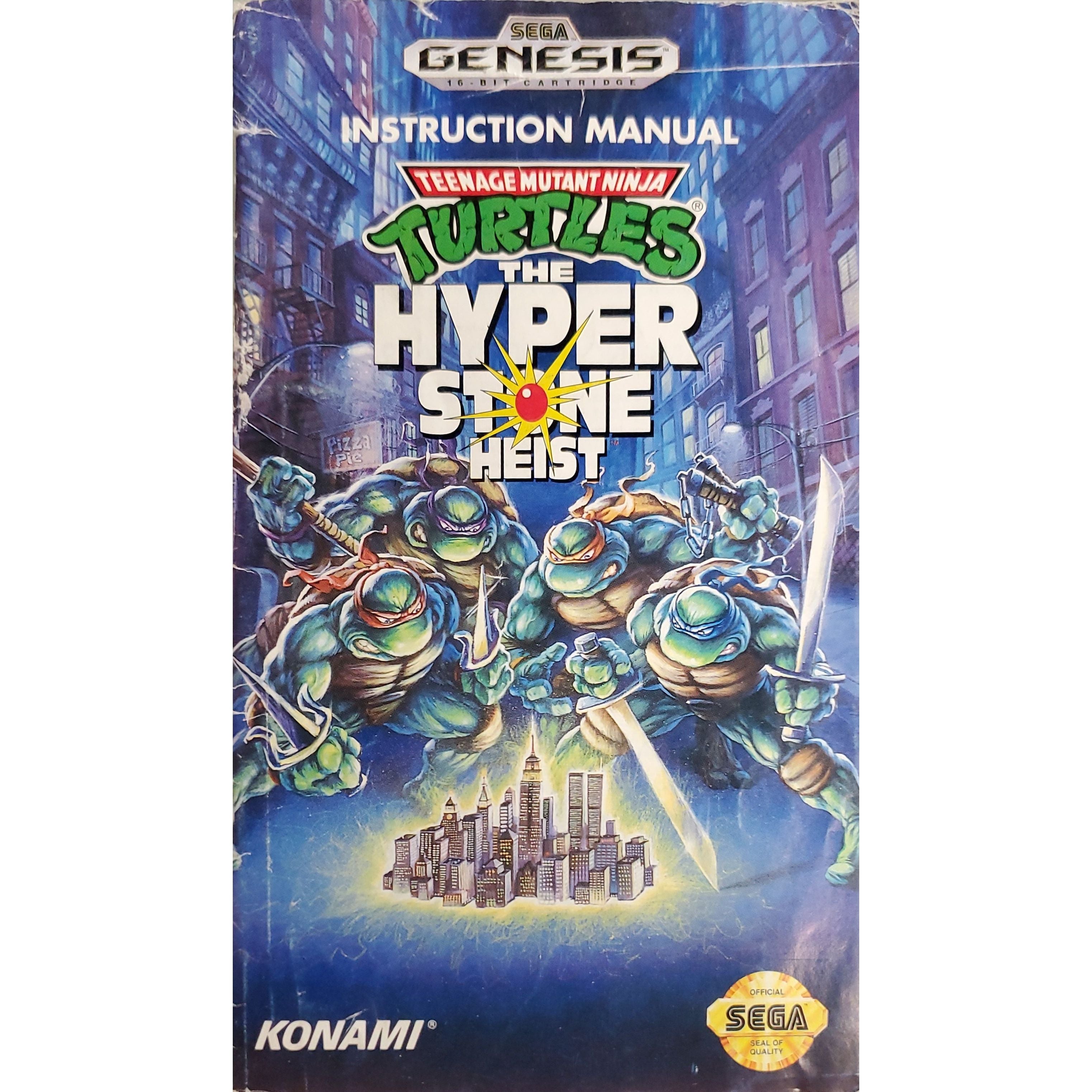 Genesis - Teenage Mutant Ninja Turtles: The Hyper Stone Heist (Manual)