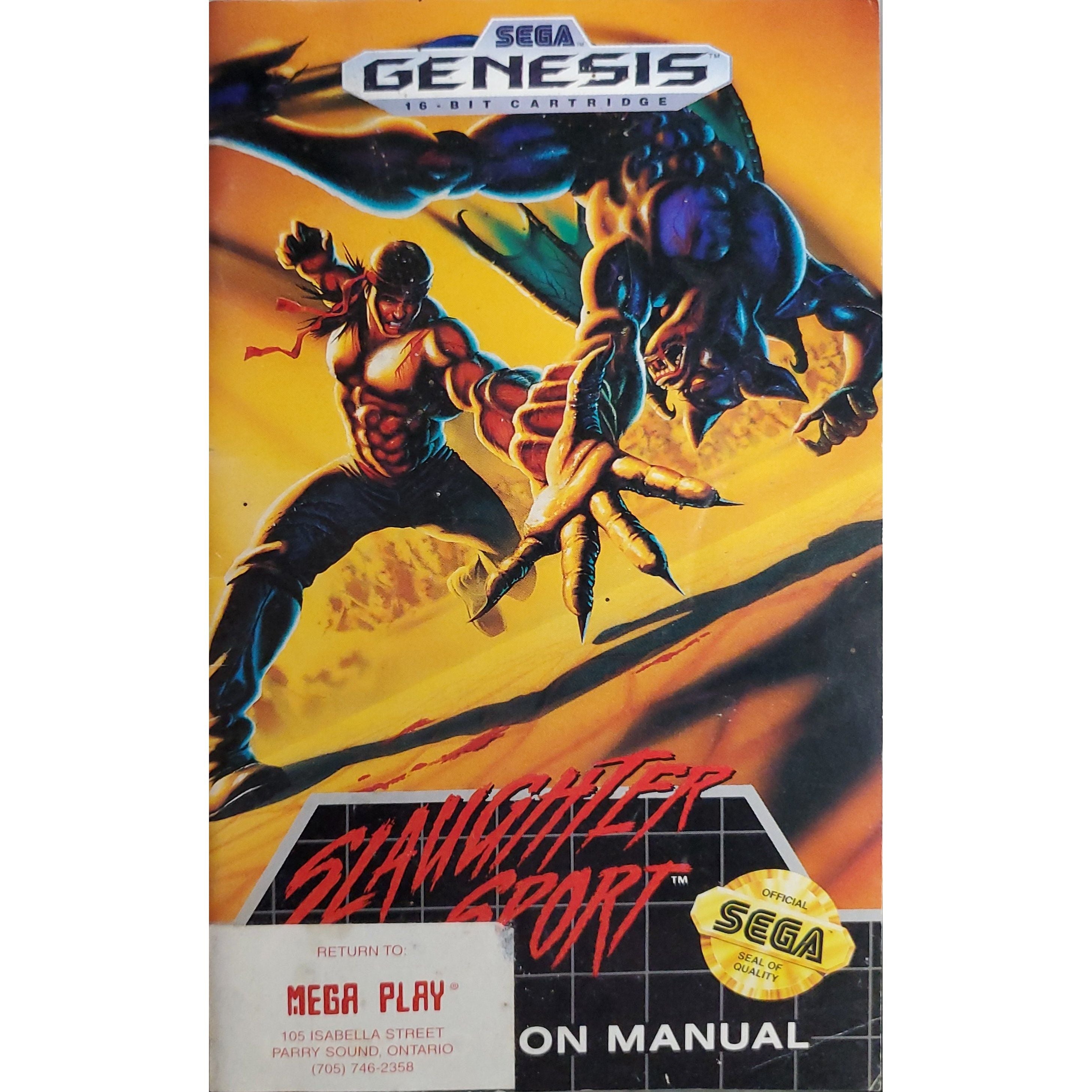 Genesis - Slaughter Sport (Manual)