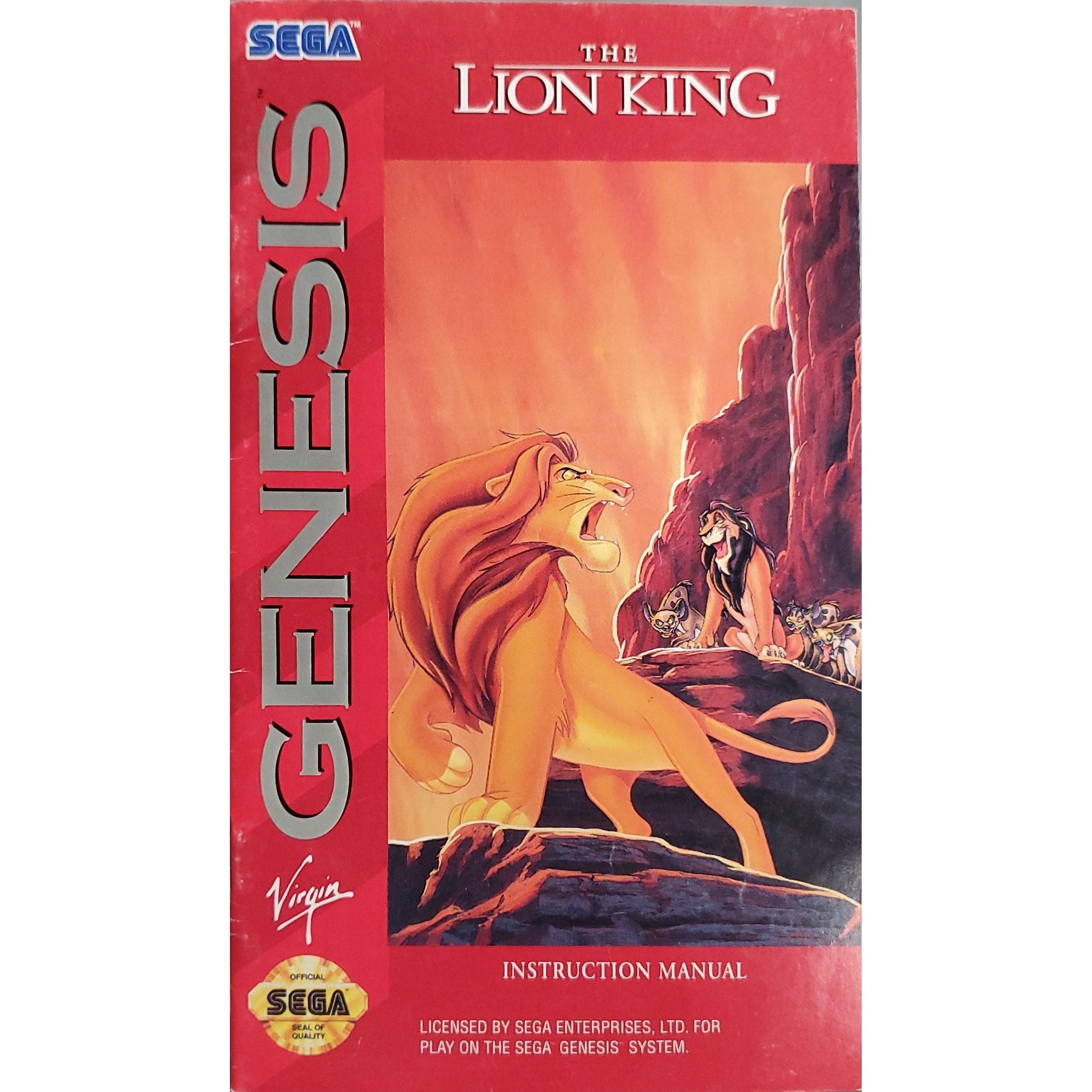 Genesis - The Lion King (Manual)