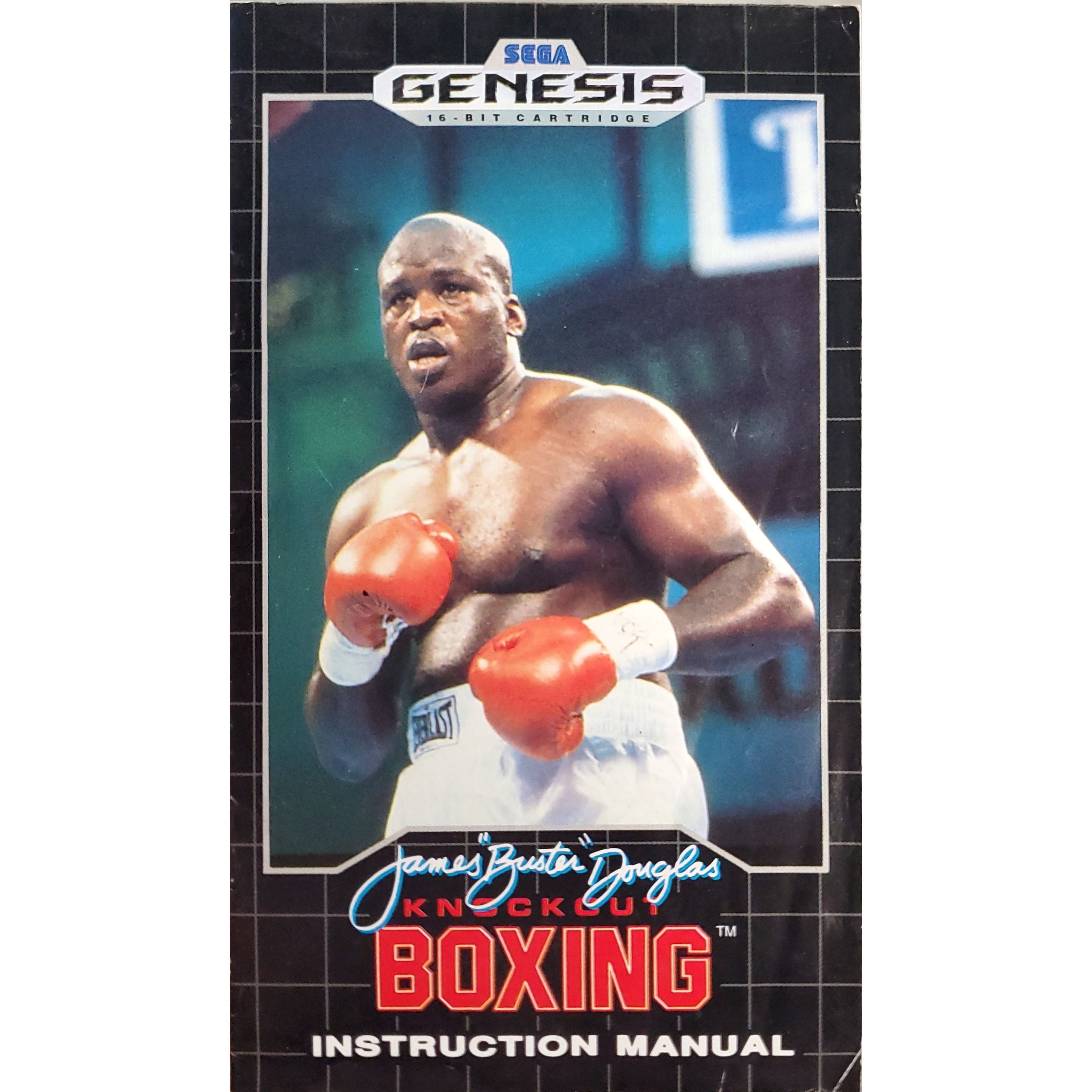 Genesis - James Buster Douglas Knockout Boxing (Manual)