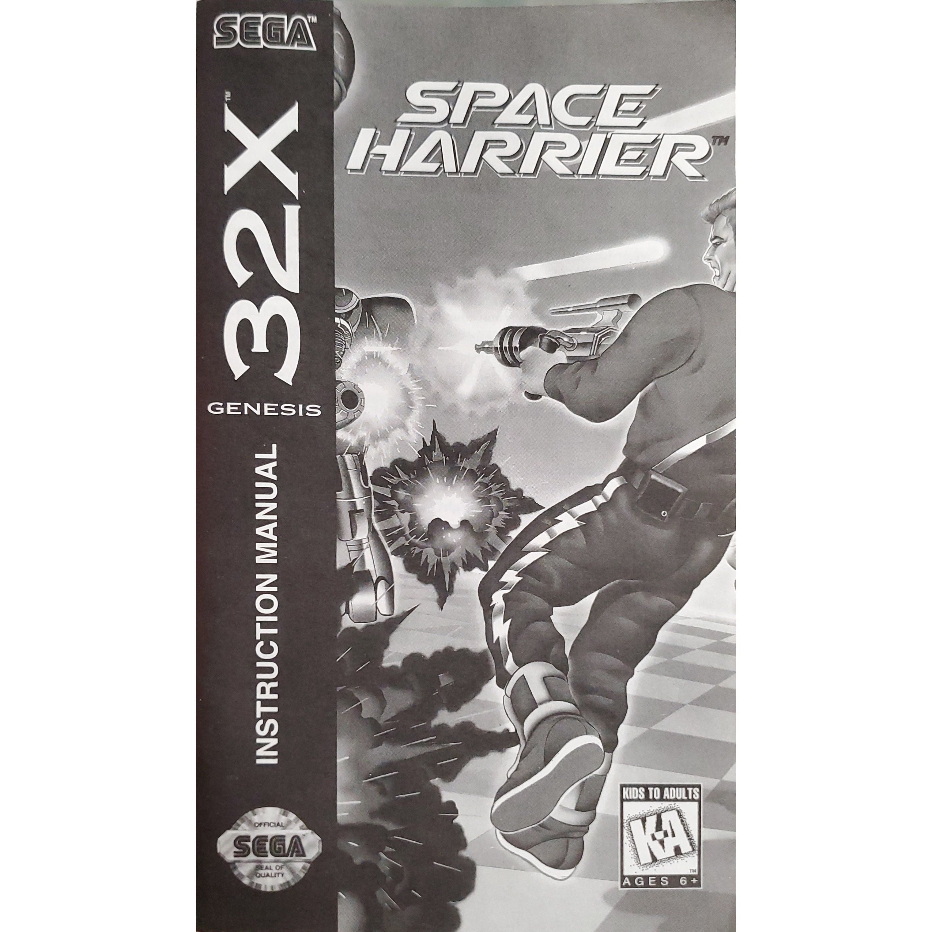 32X - Space Harrier (Manual)