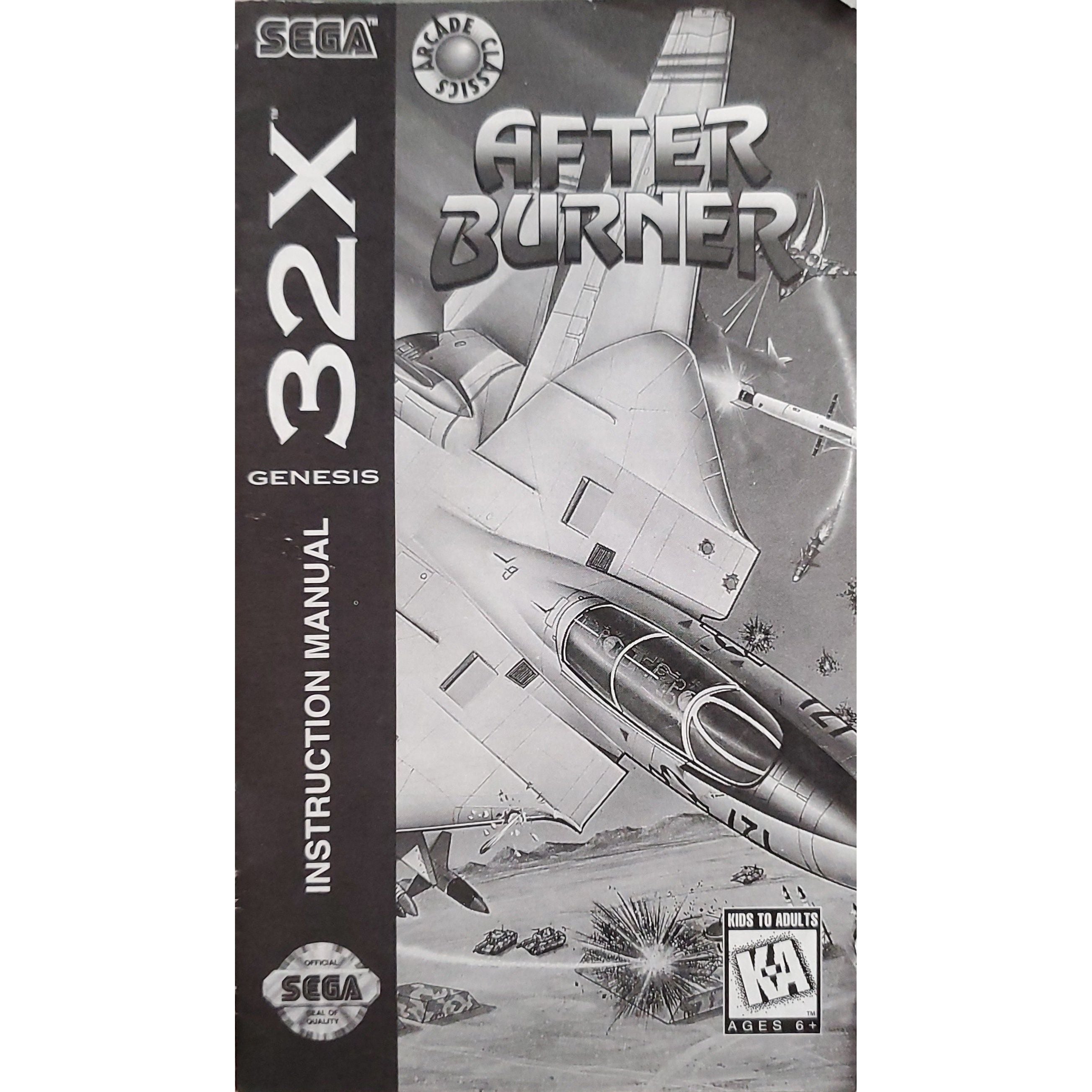 32X - After Burner (Manual)