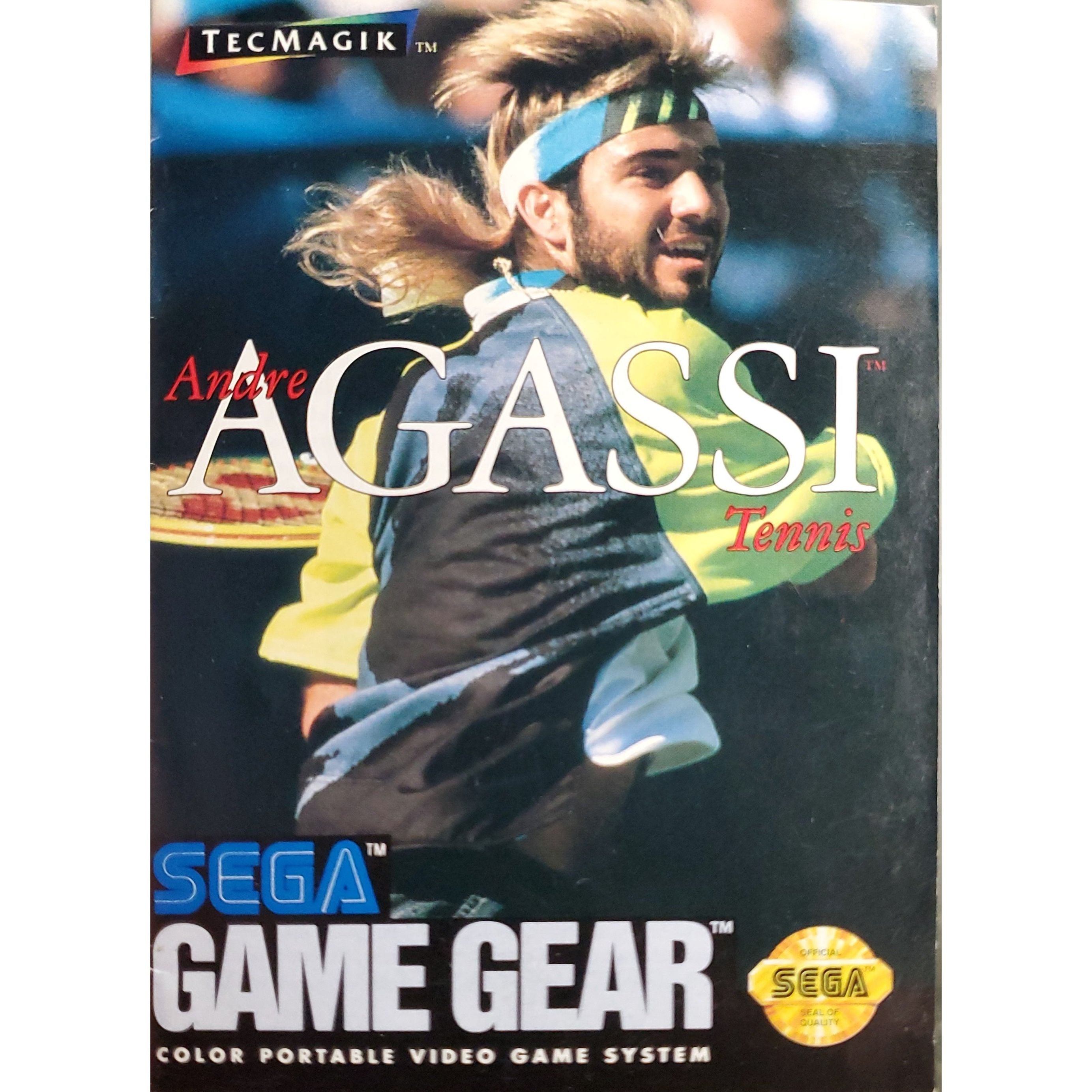 GameGear - Andre Agassi Tennis (Manual)