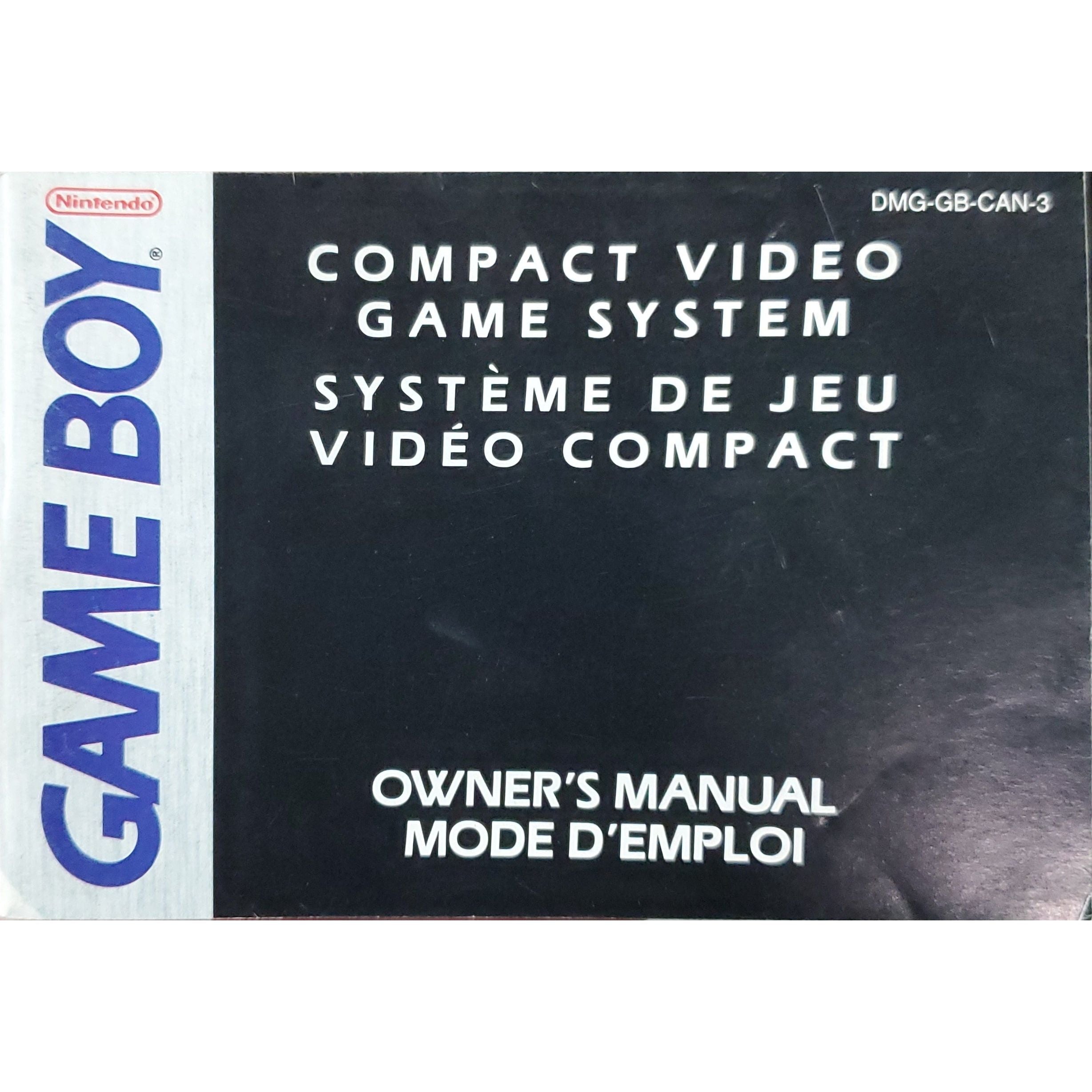 Nintendo Gameboy Instruction Manual