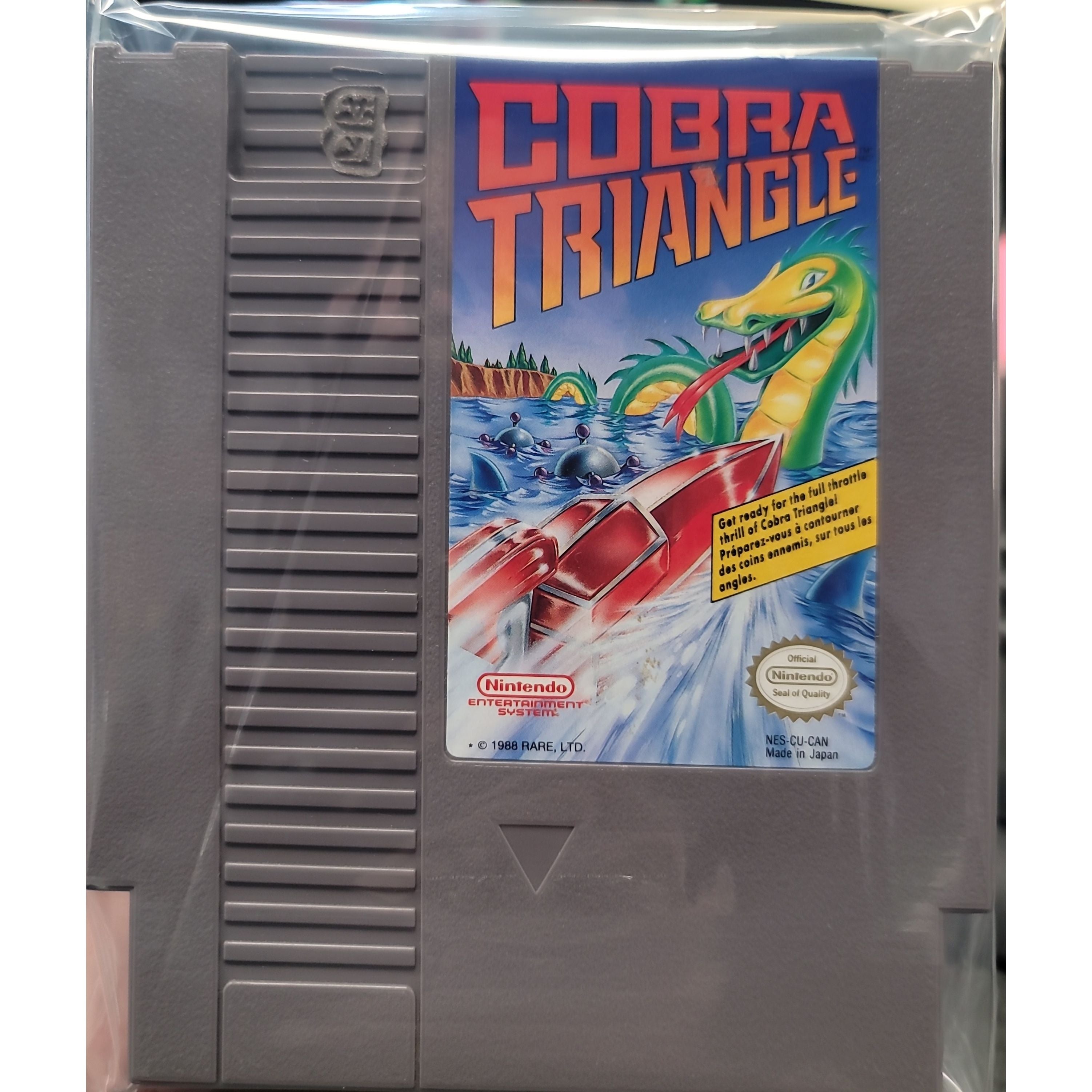 NES - Cobra Triangle (Damaged Cartridge)