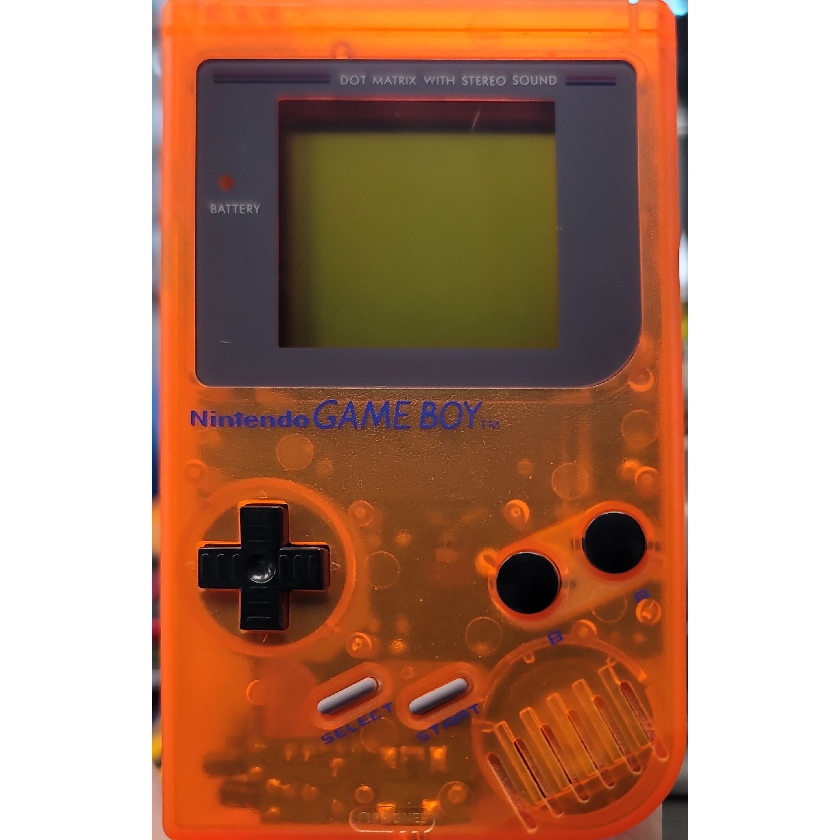 Game Boy Classic System (Custom Translucent Orange)