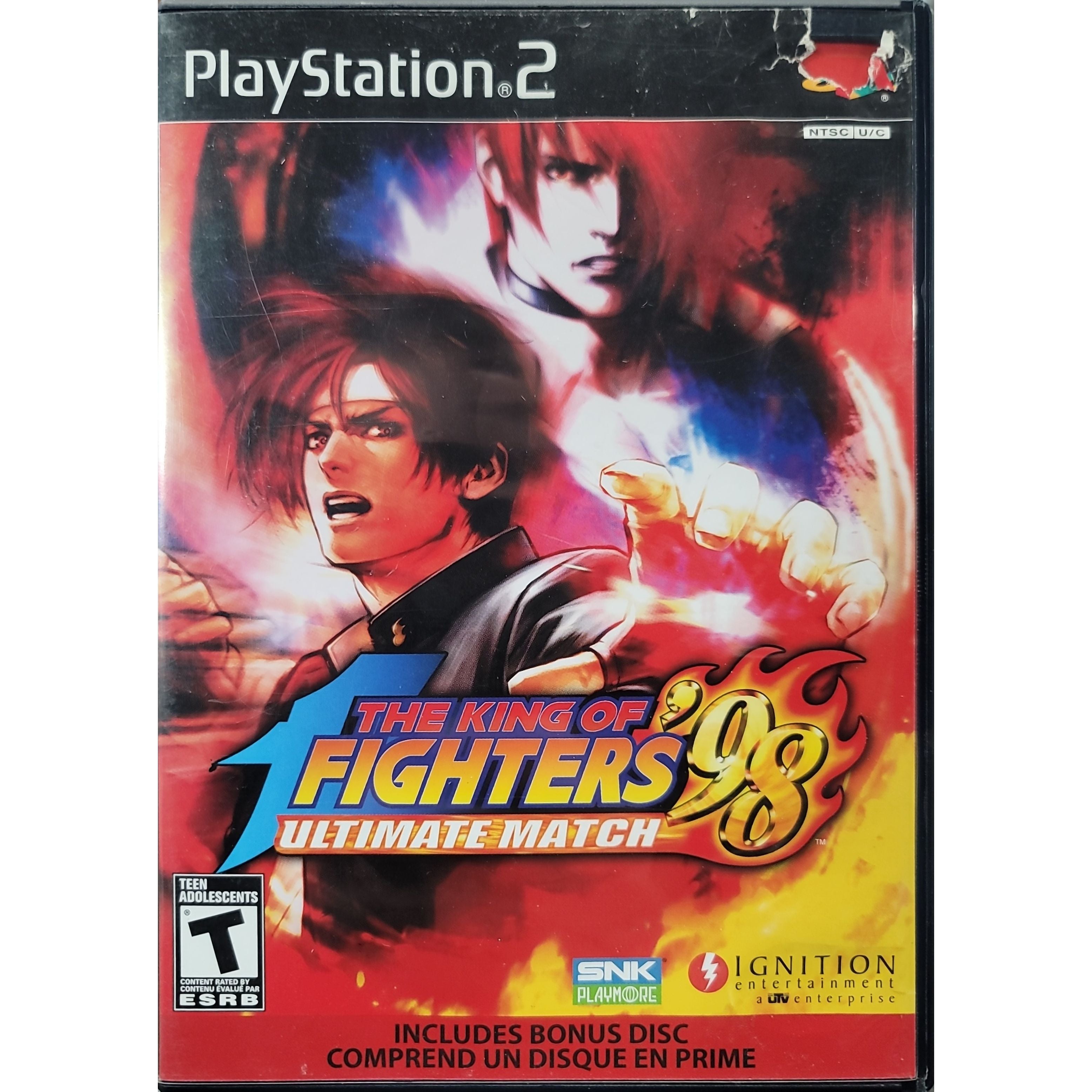 PS2 - The King of Fighters '98 Ultimate Match (Damaged Cover)