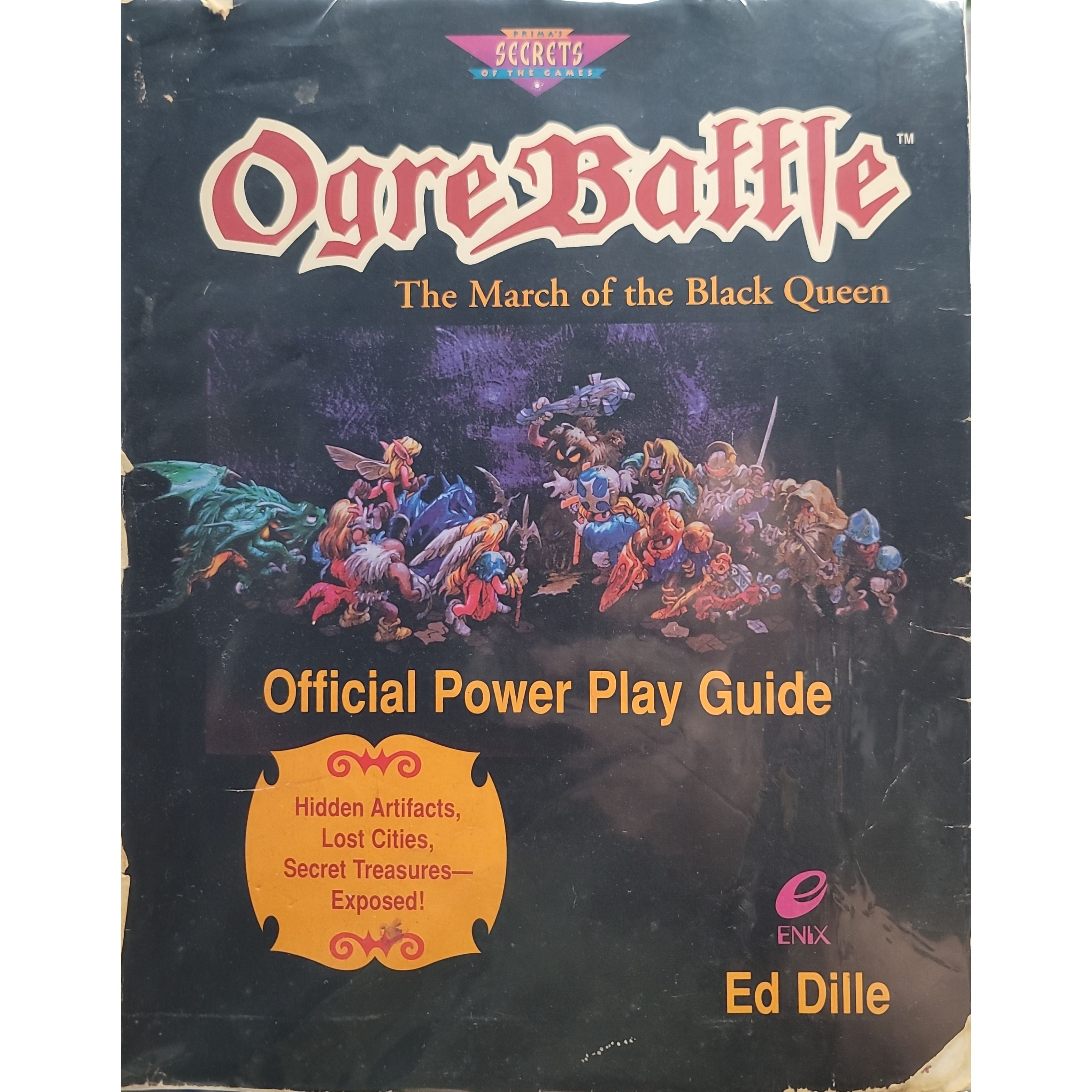 Ogre Battle The March of the Black Queen Official Power Play Guide (Worn)