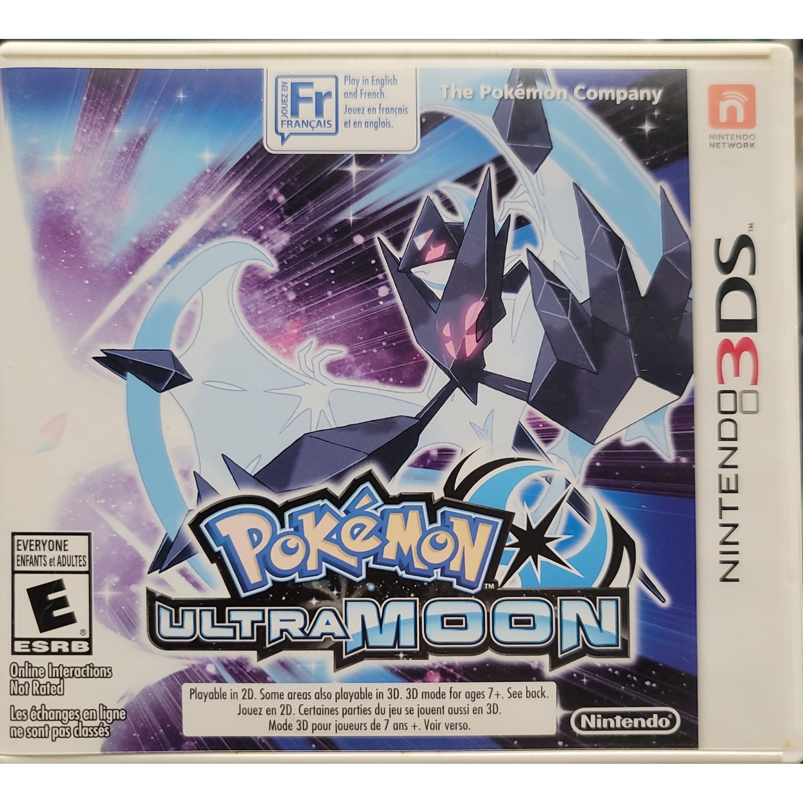 3DS - Pokemon Ultra Moon (In Case / Sun Faded)