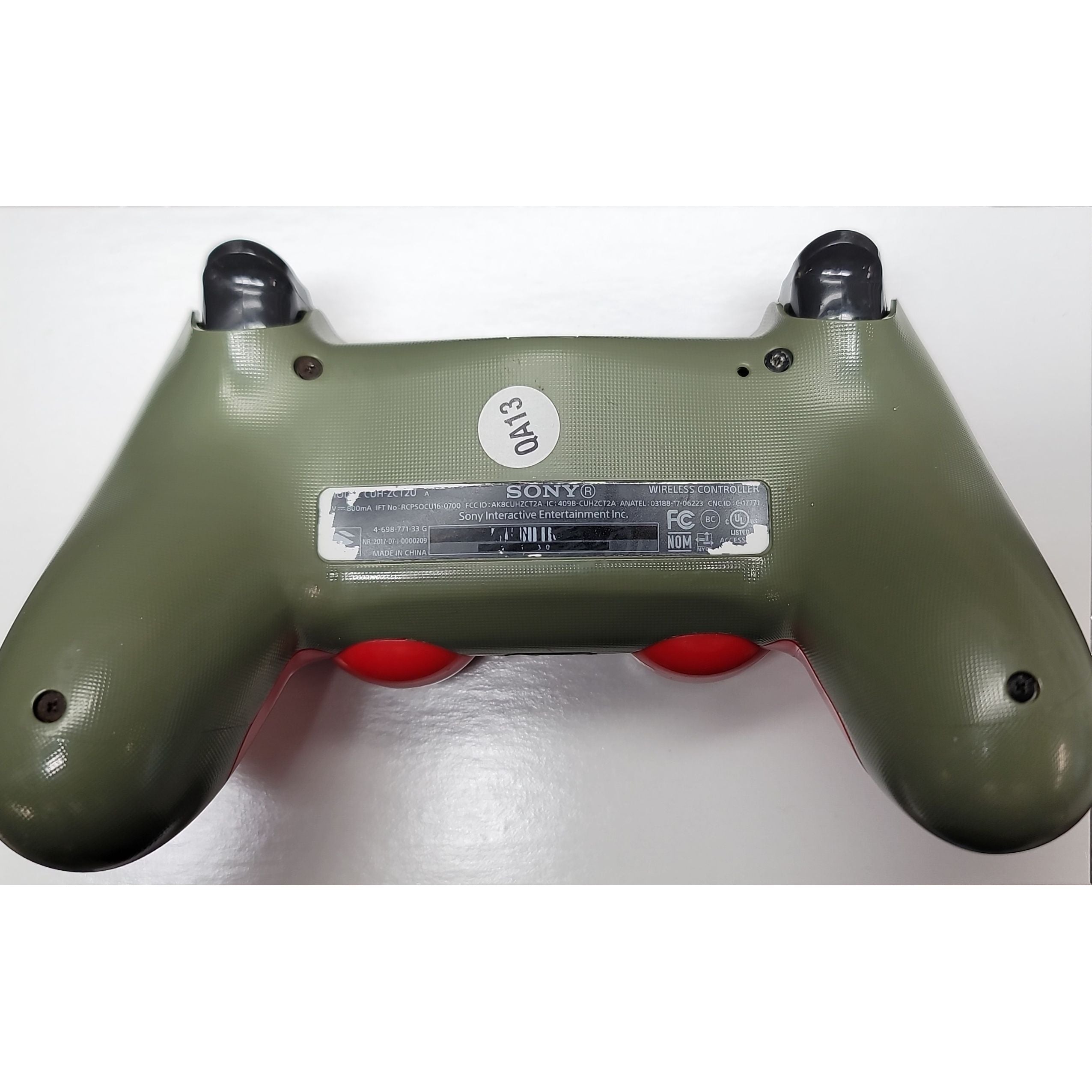 Sony Branded DualShock 4 PS4 Wireless Controller (Used / Red / Green)