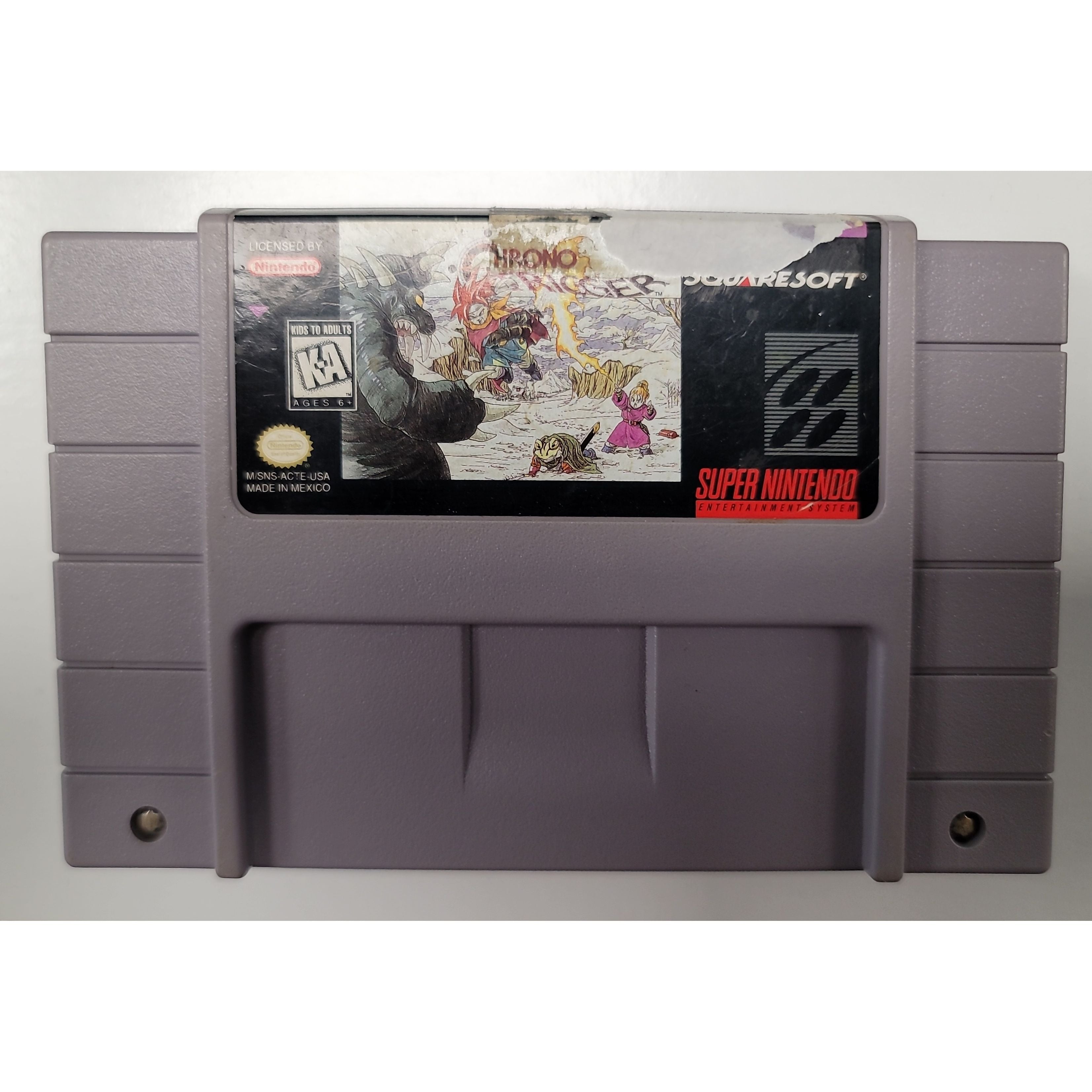 SNES - Chrono Trigger (Cartridge Only / Rough Label / A)