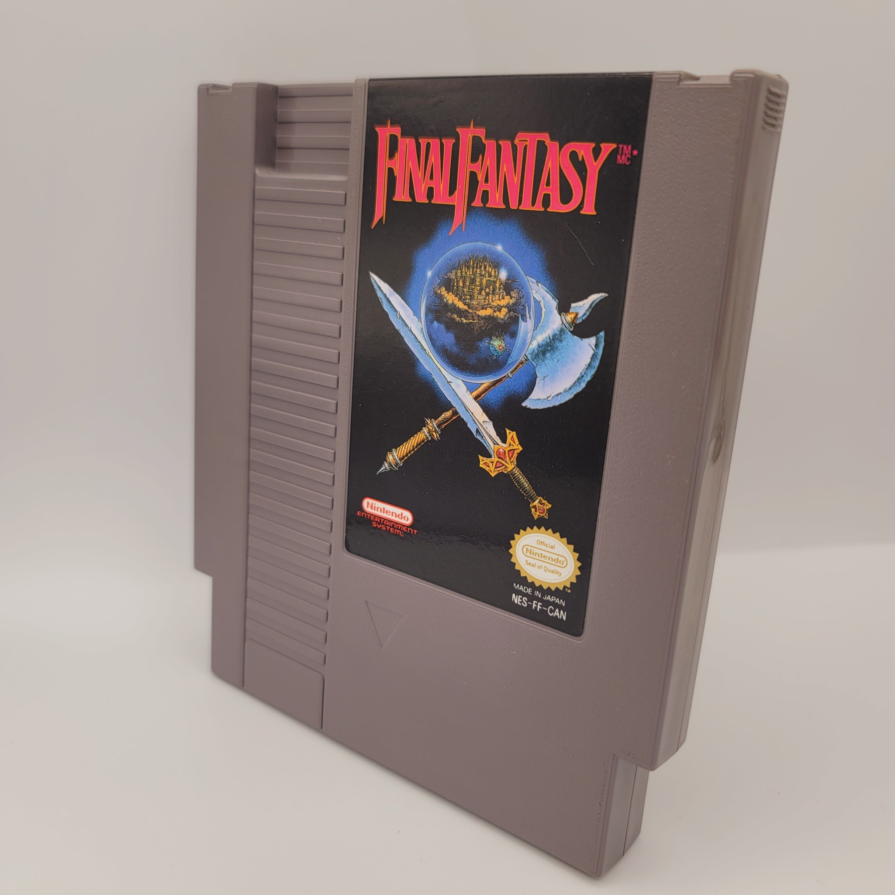 NES - Final Fantasy (Complete In Box / C- / With Rough Manual and Maps)