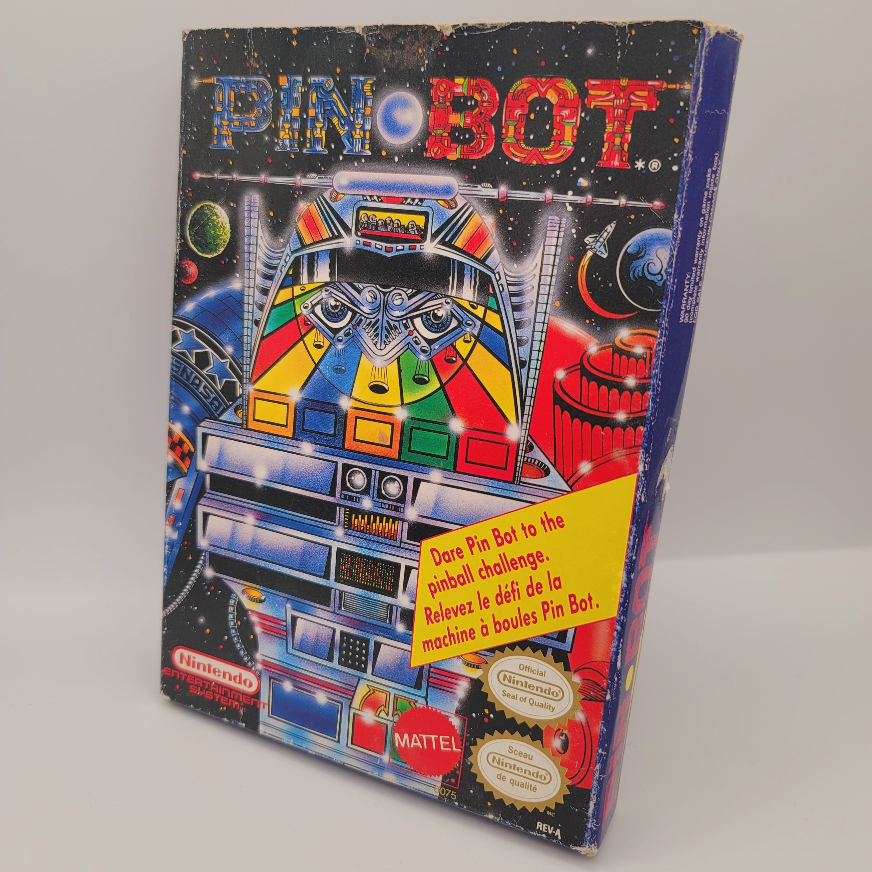 NES - Pin Bot (Complete in Box / C+ / With Manual)