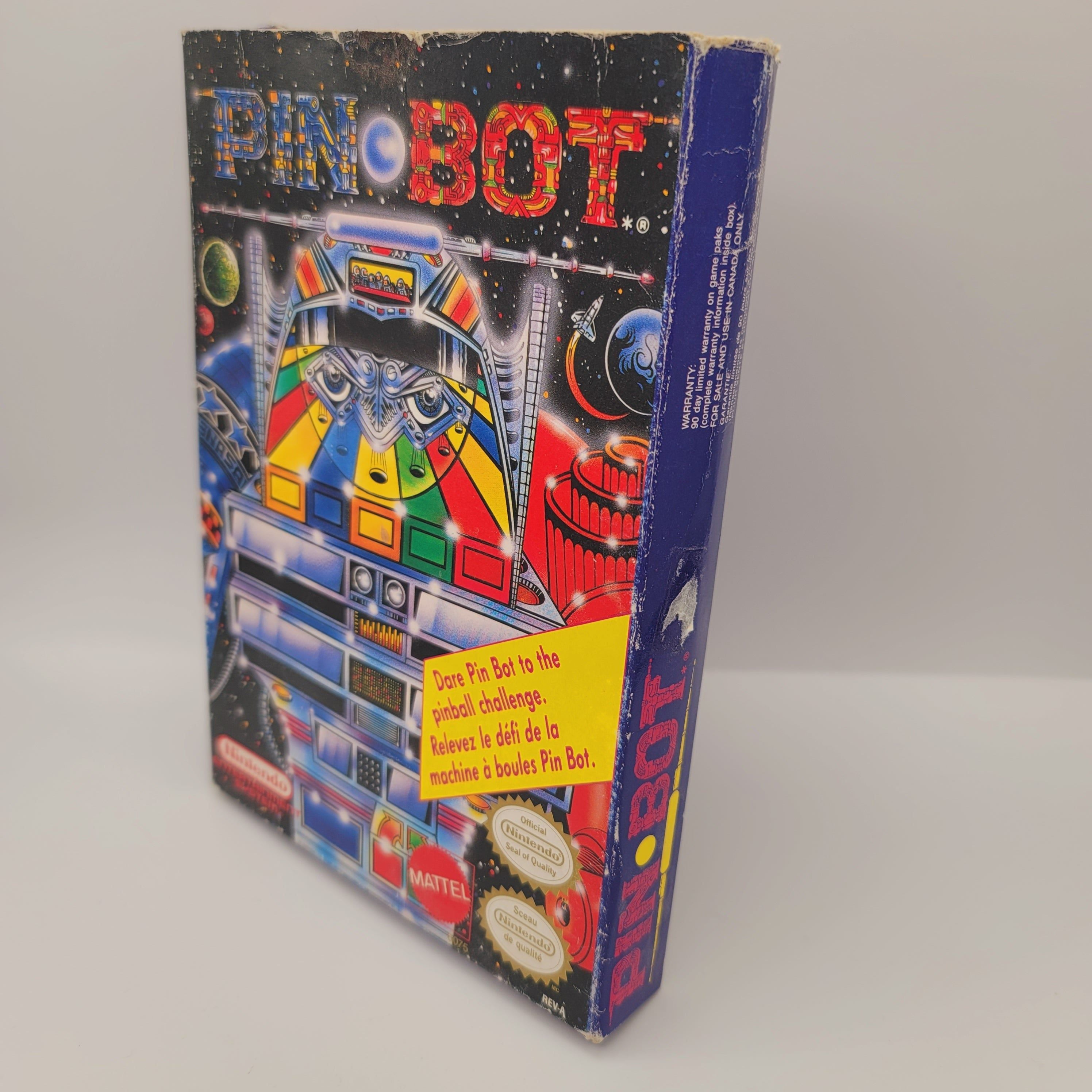 NES - Pin Bot (Complete in Box / C+ / With Manual)