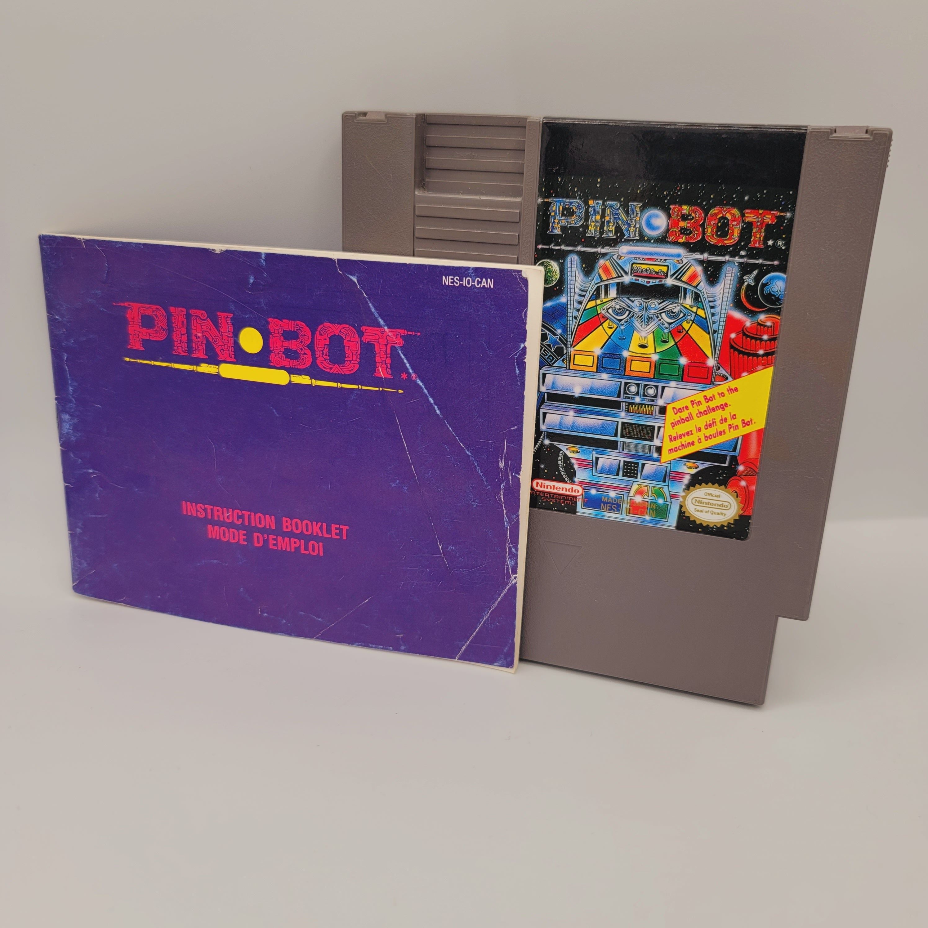 NES - Pin Bot (Complete in Box / C+ / With Manual)