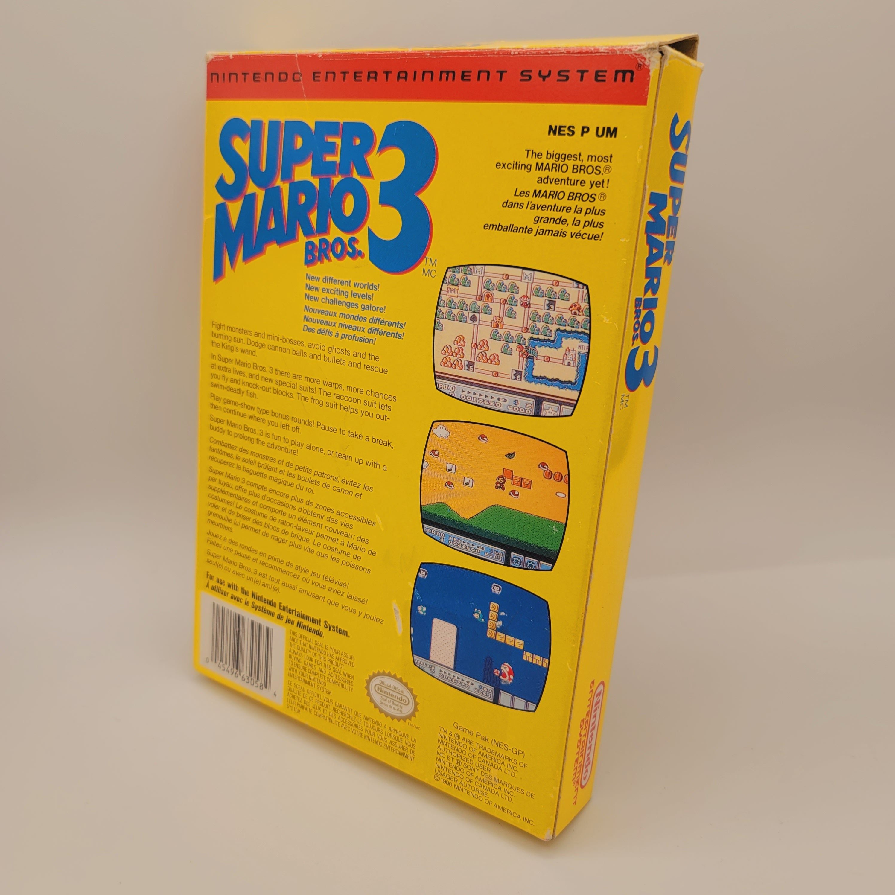 NES - Super Mario Bros 3 (Complete In Box / A- / With Manual)