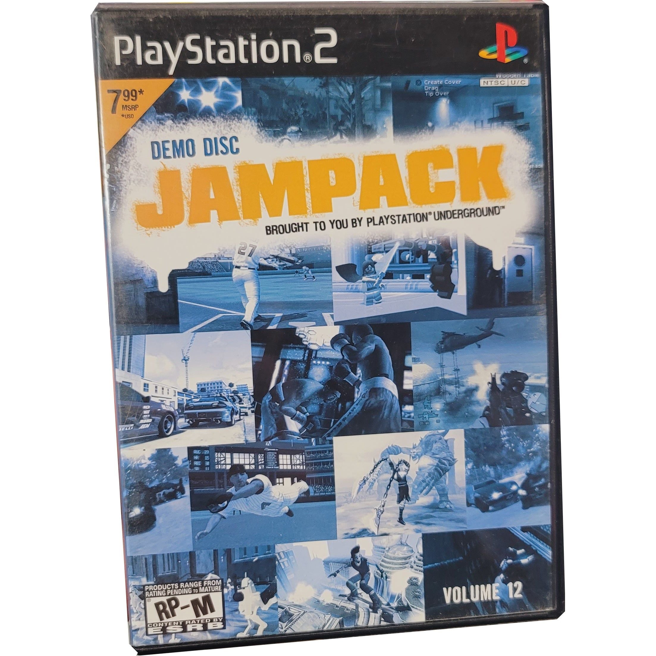PS2 - JamPack Vol. 12 Demo Disc