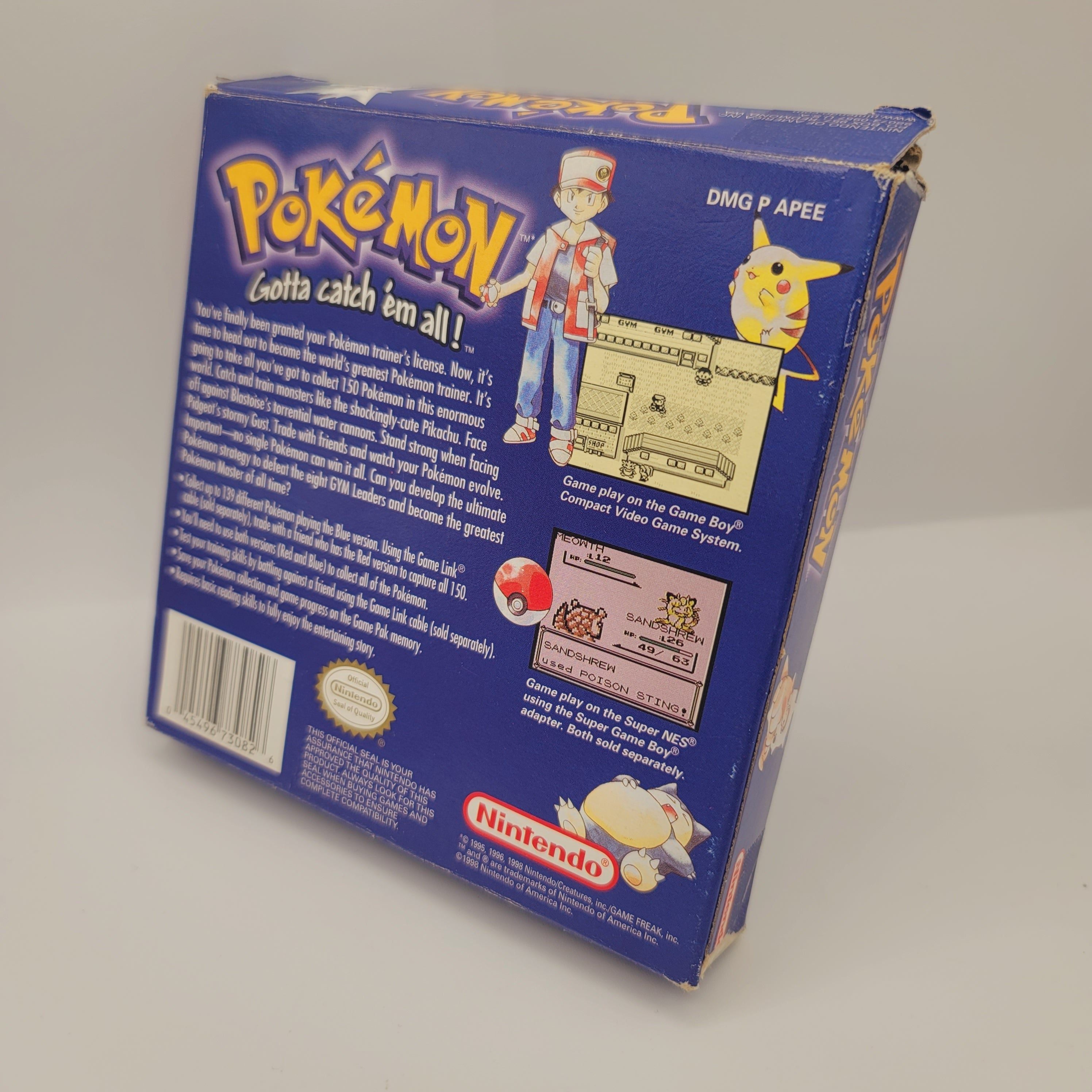 GB - Pokemon Blue (Complete in Box / B- / No Manual)