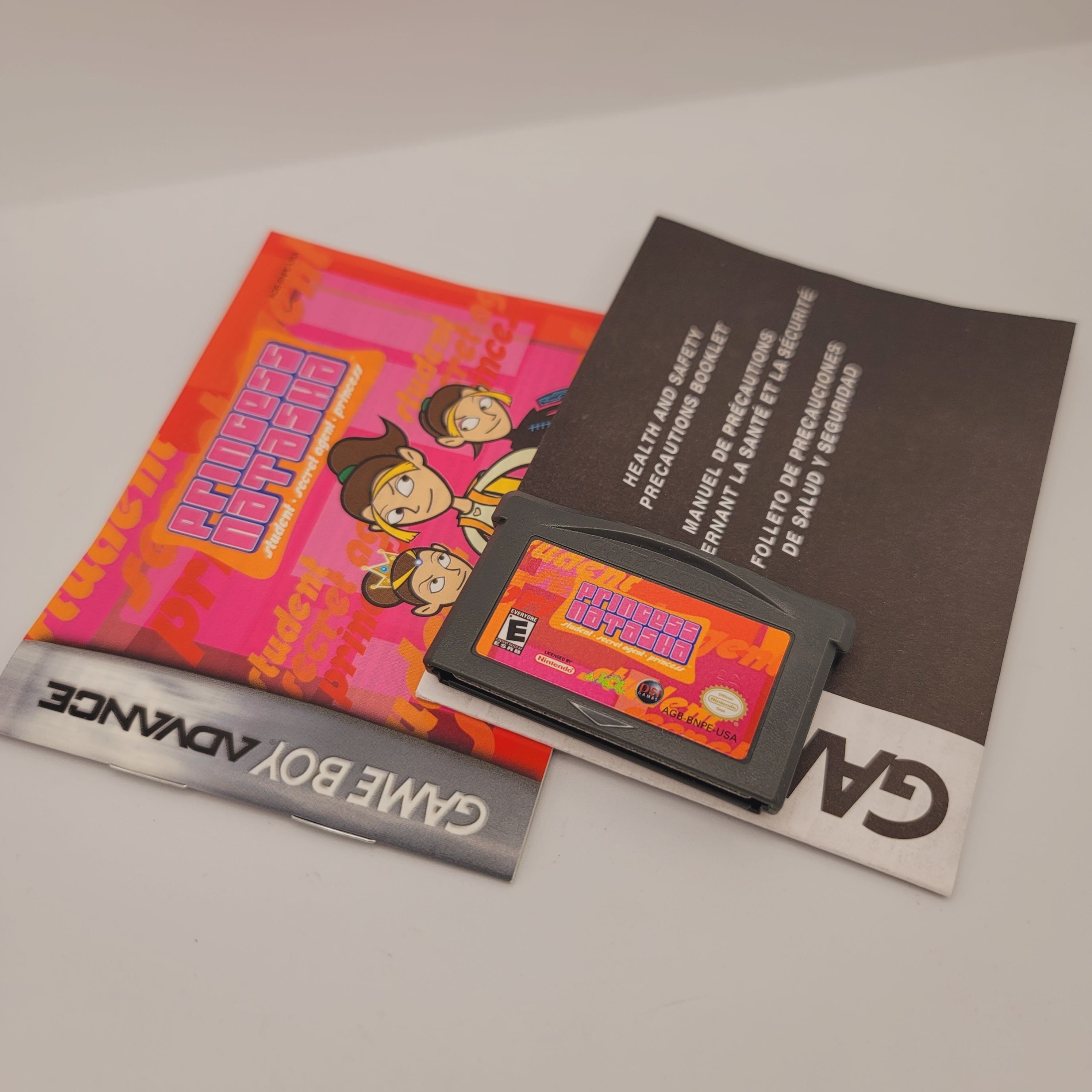 GBA - Princess Natasha Student - Secret Agent - Princess (Complete in Box / B- / With Manual)(