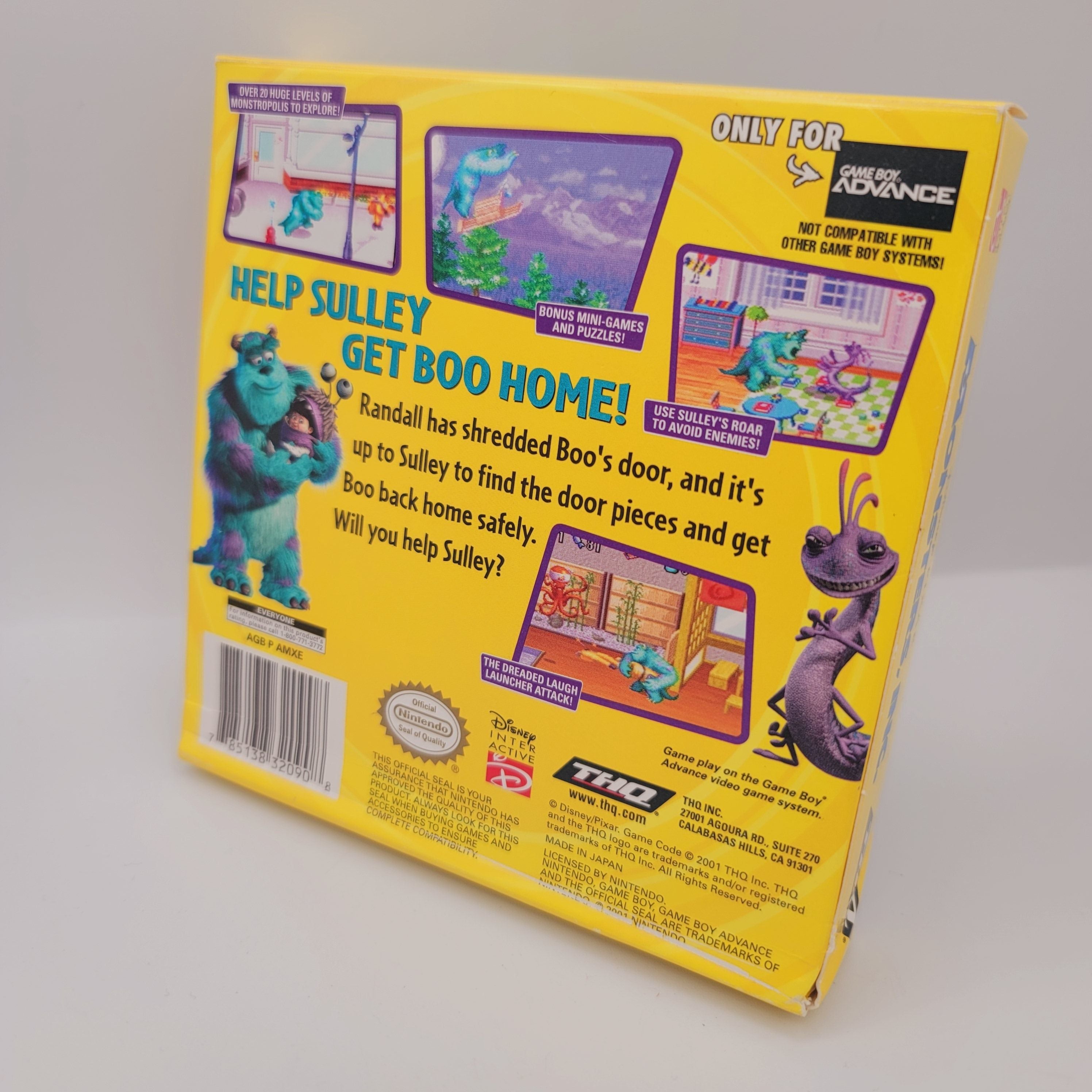 GBA - Monsters Inc (Complete in Box / B / With Manual)