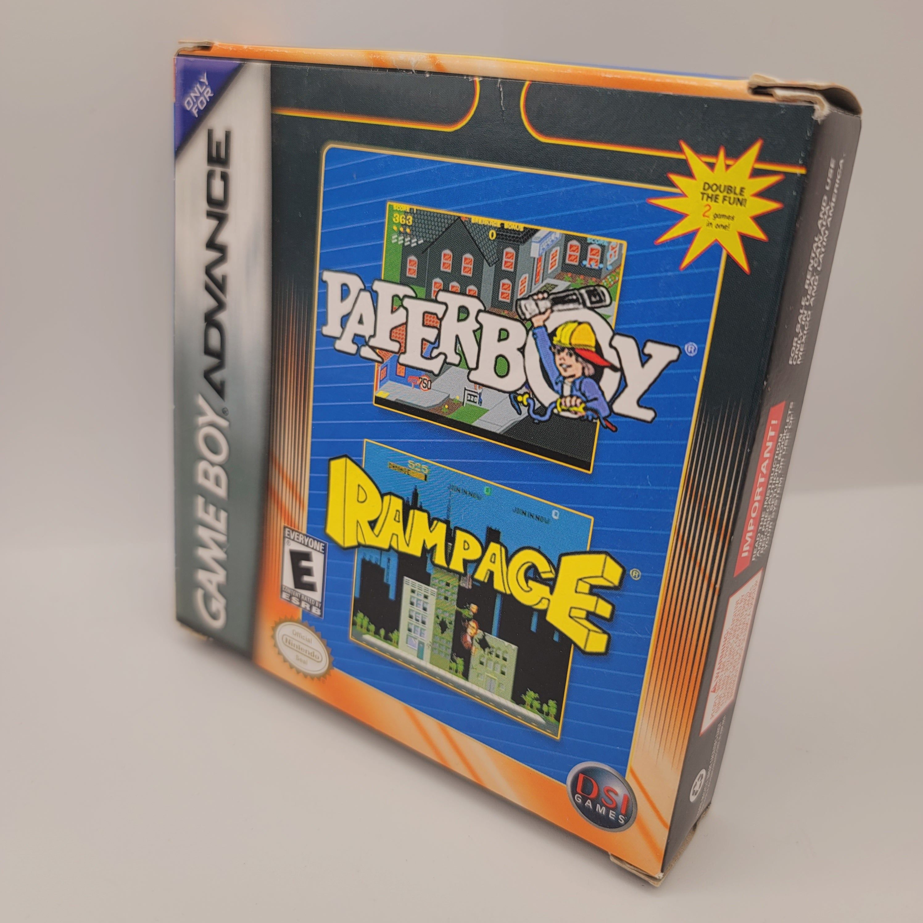 GBA - Paperboy / Rampage (Complete in Box / A / With Manual)
