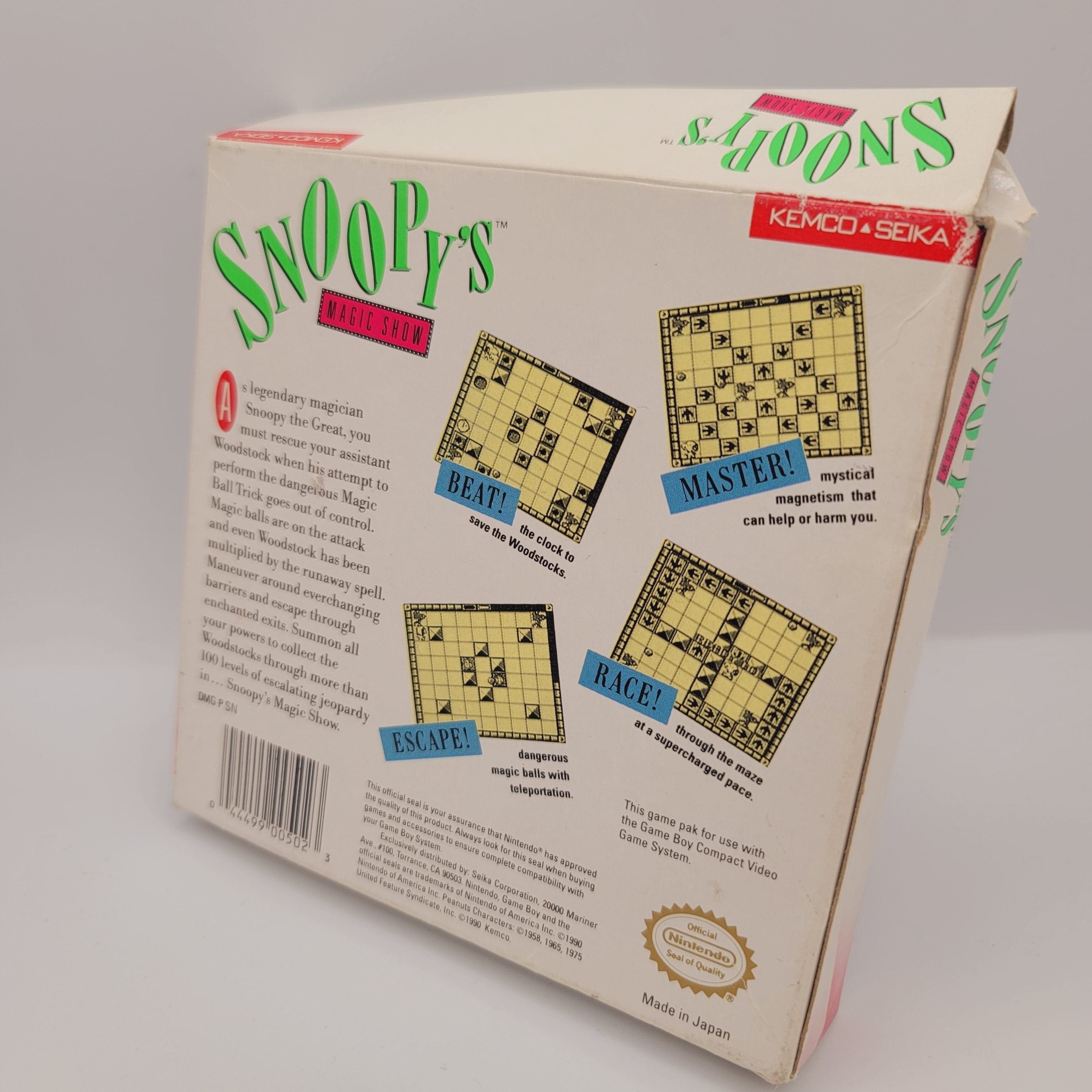 GB - Snoopy's Magic Show (Complete in Box / B / With Manual)