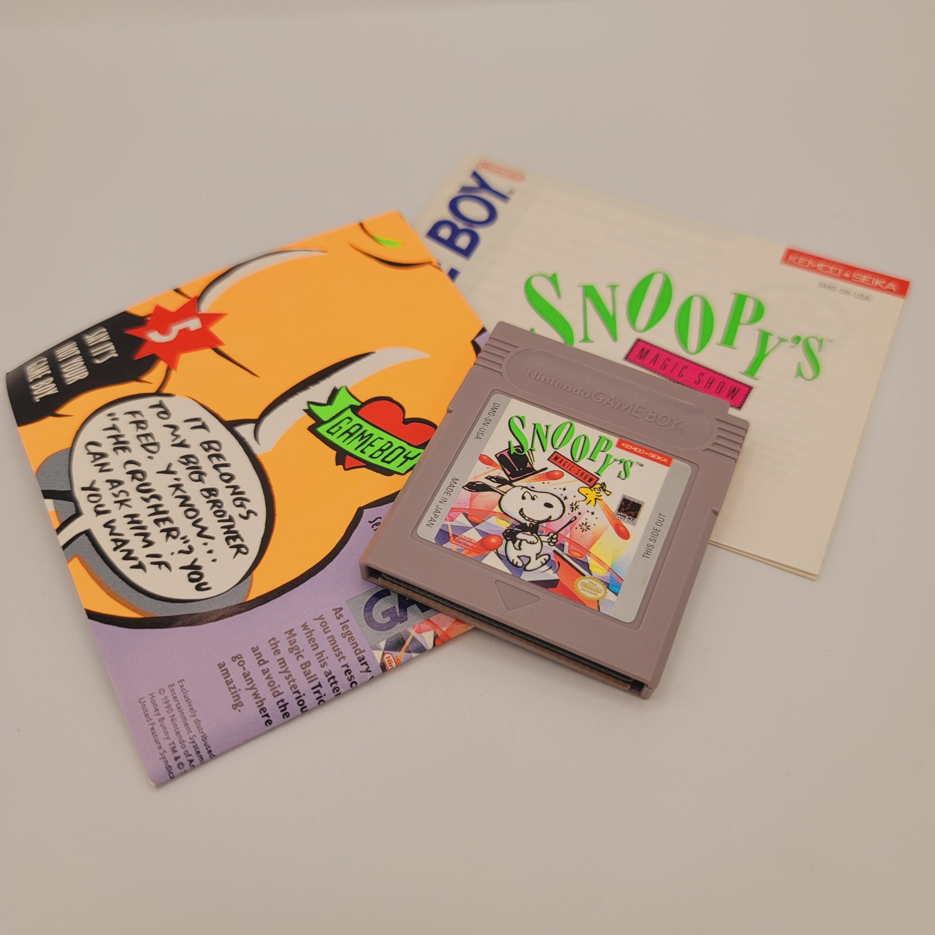 GB - Snoopy's Magic Show (Complete in Box / B / With Manual)