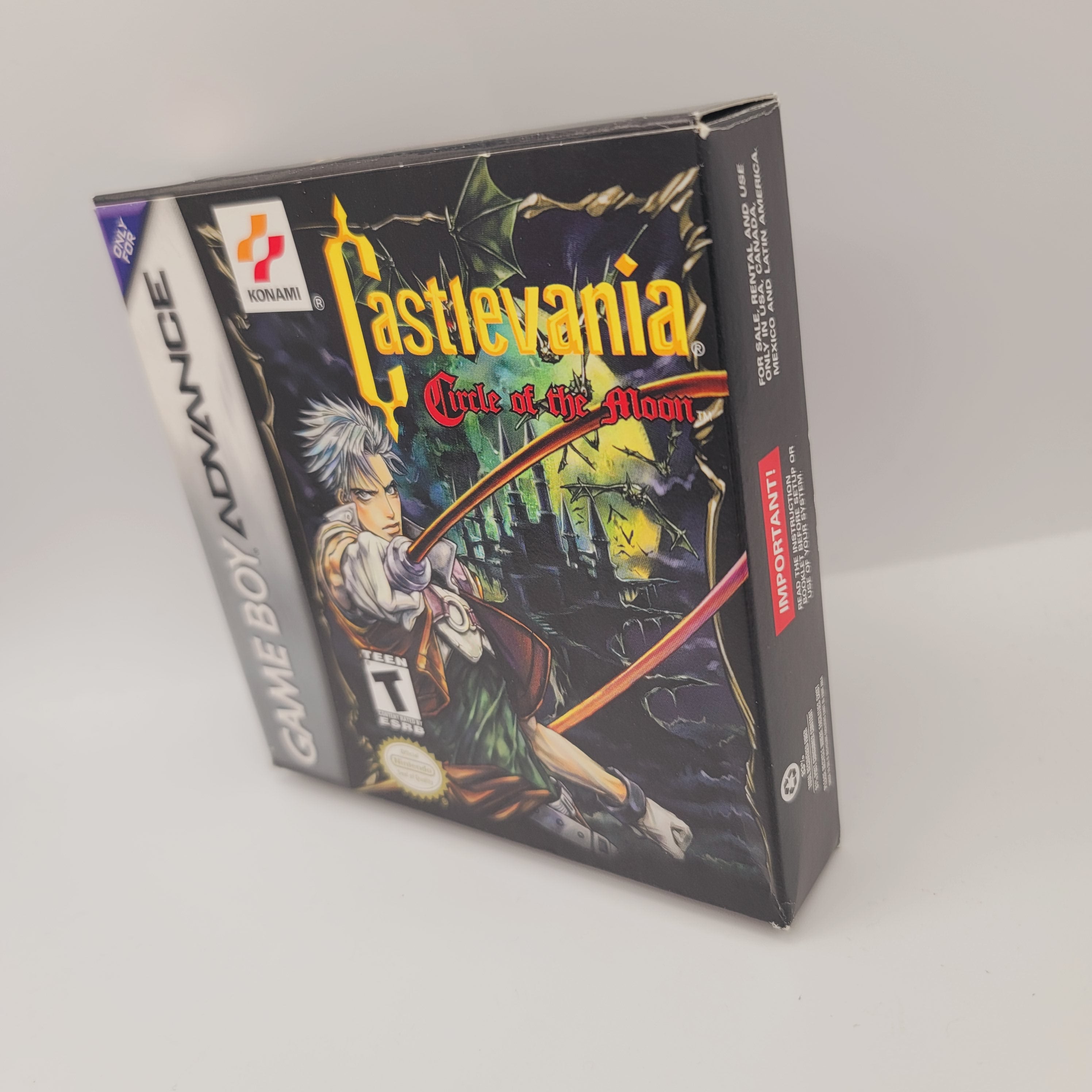 GBA - Castlevania Circle Of The Moon (Complete in Box / A / With Manual)