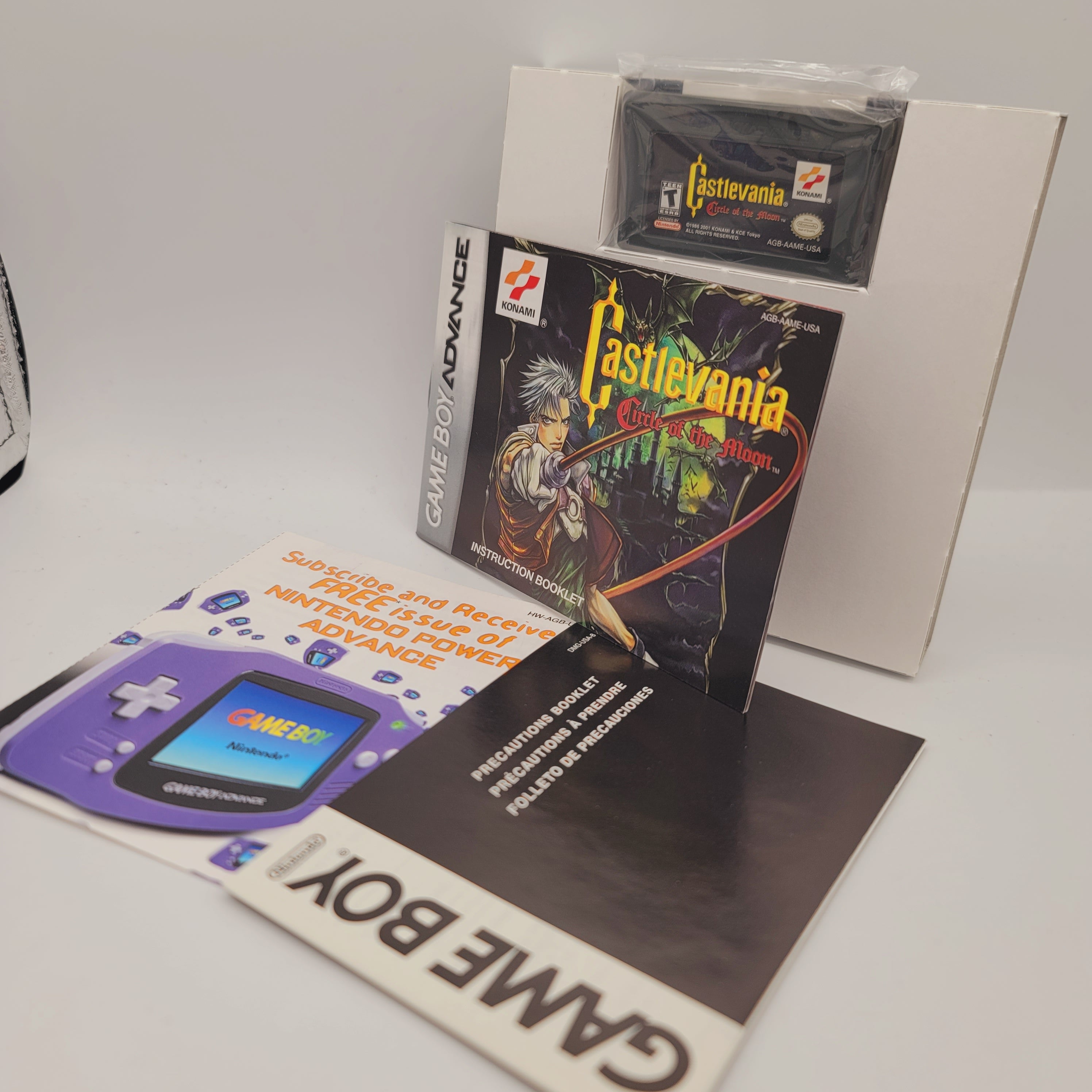 GBA - Castlevania Circle Of The Moon (Complete in Box / A / With Manual)