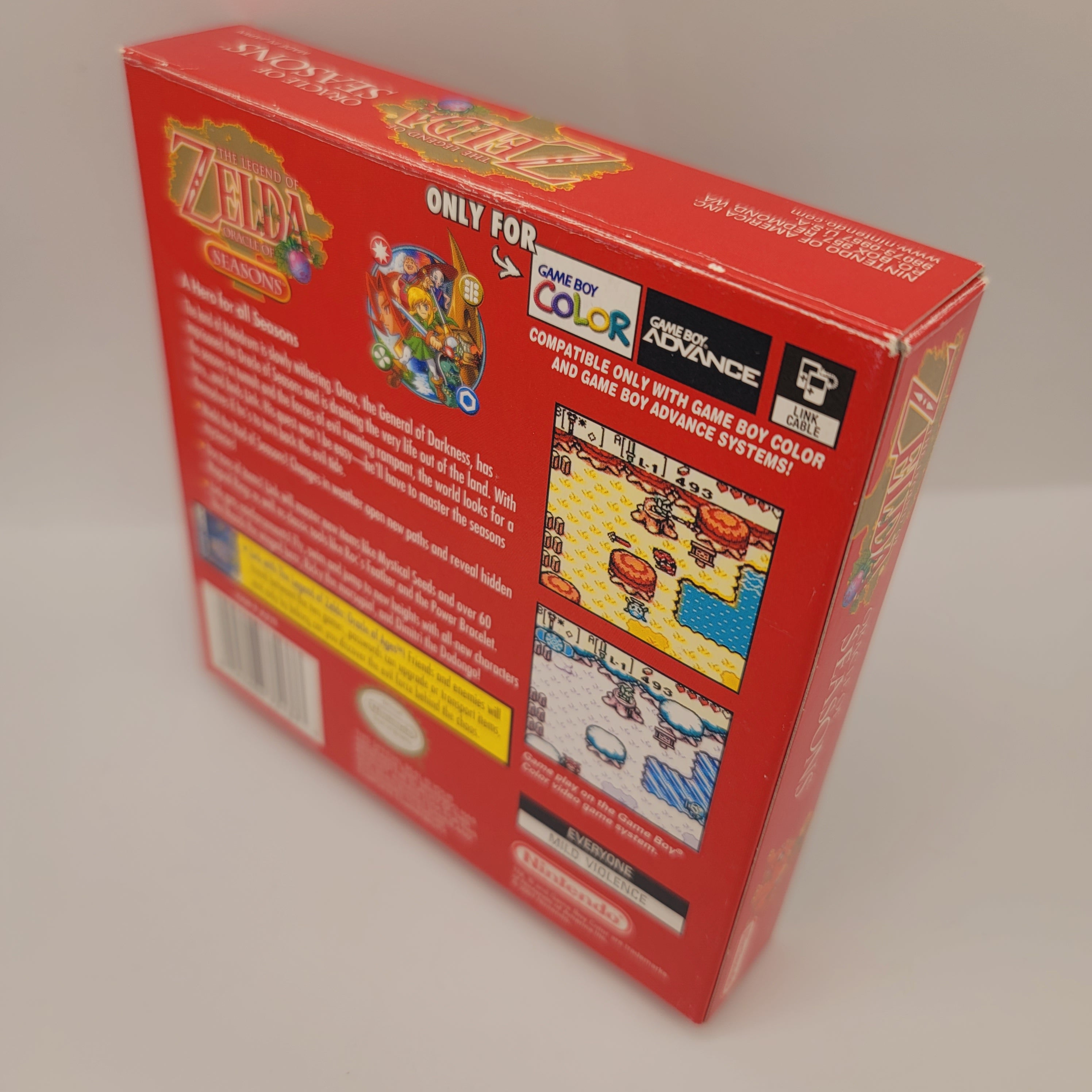 GBC - Legend Of Zelda Oracle Of Seasons (Complete in Box / A / With Manual)