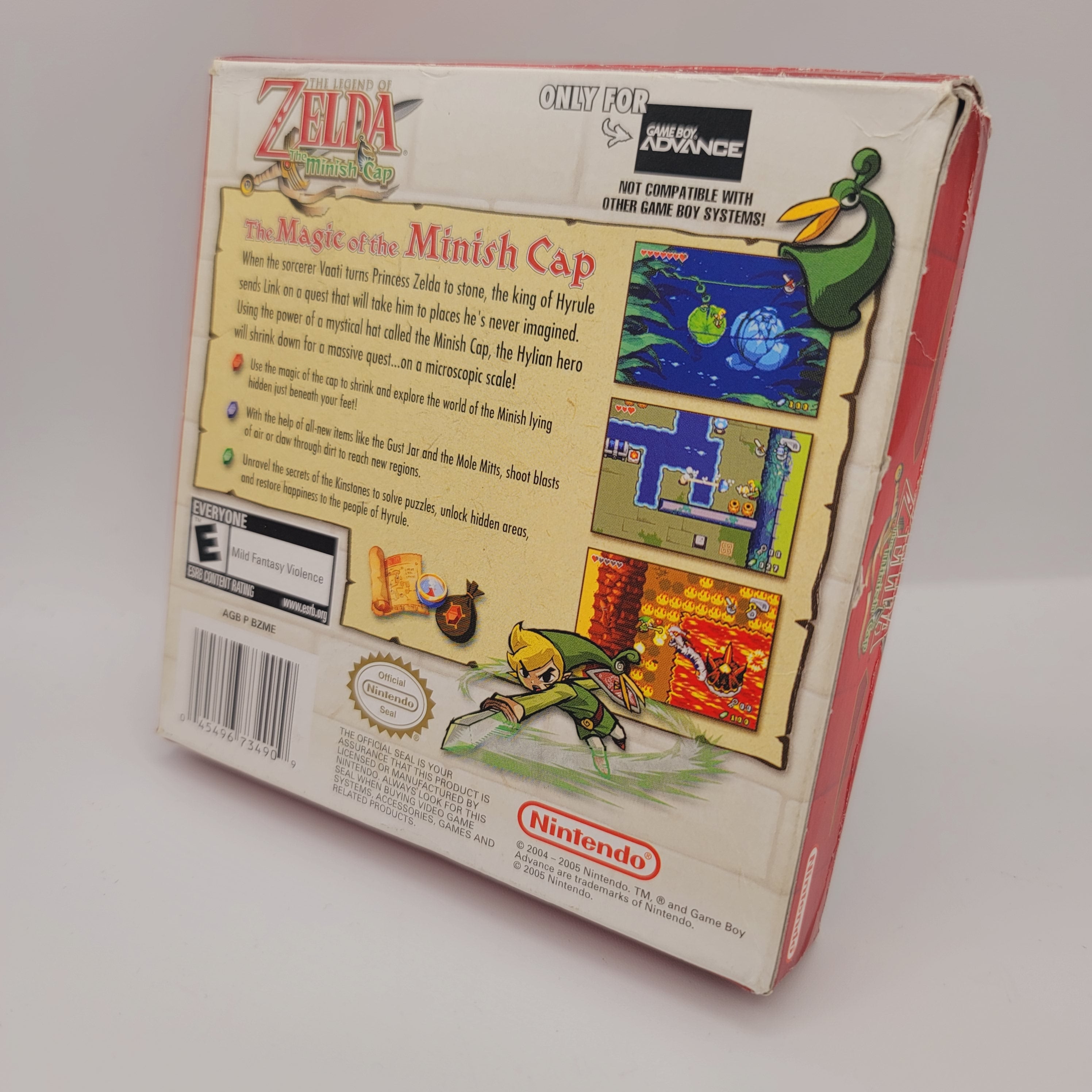 GBA - The Legend of Zelda The Minish Cap (Complete in Box / B / With M